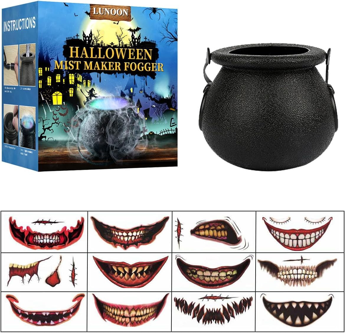 Halloween LED fog machine sprayer decoration
