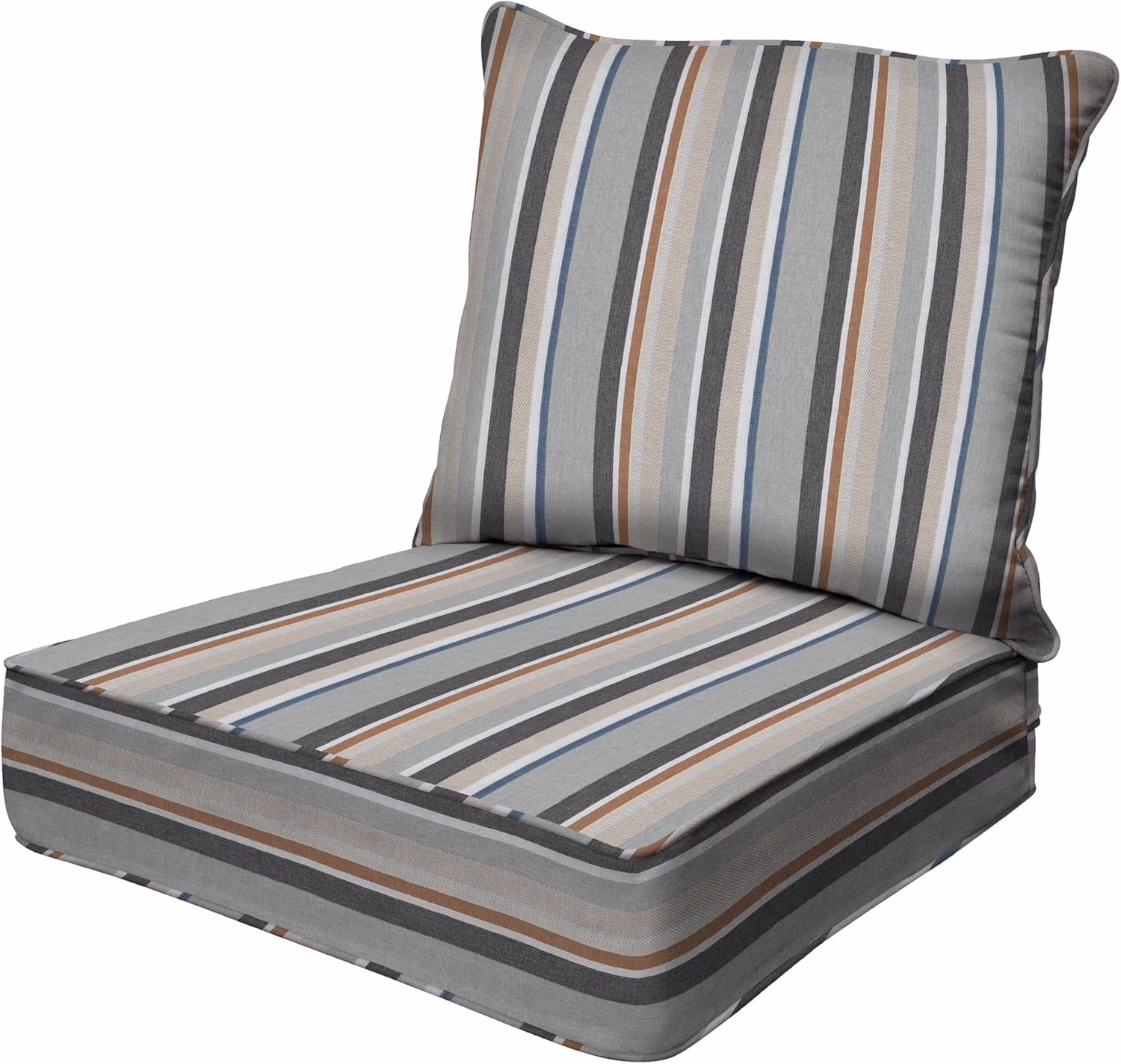 AWFHHT Outdoor Deep Seat, 24" W x 23" D, Zaire Outdoor Chair Cushion