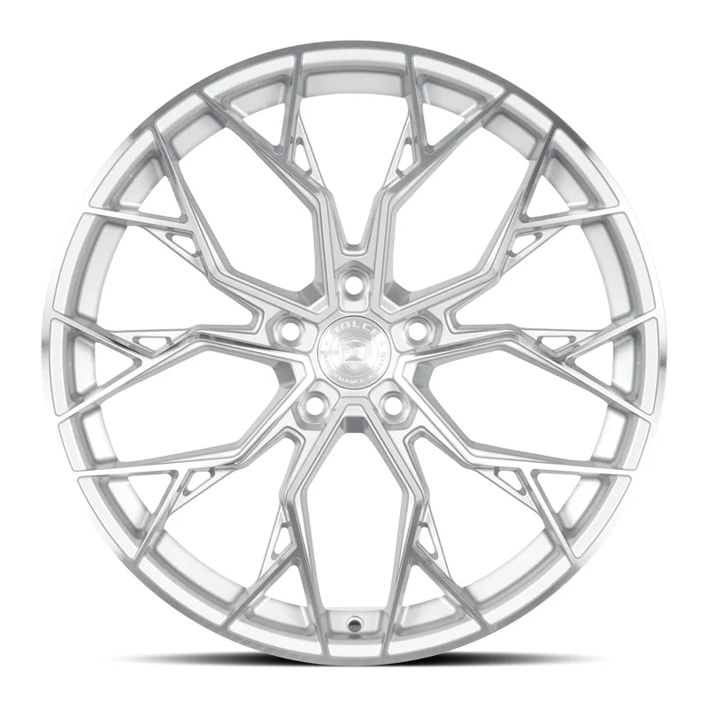 4 x Dolce Aria Glossy Sliver Wheels 5×120 20×10 +40et High Performance Rims