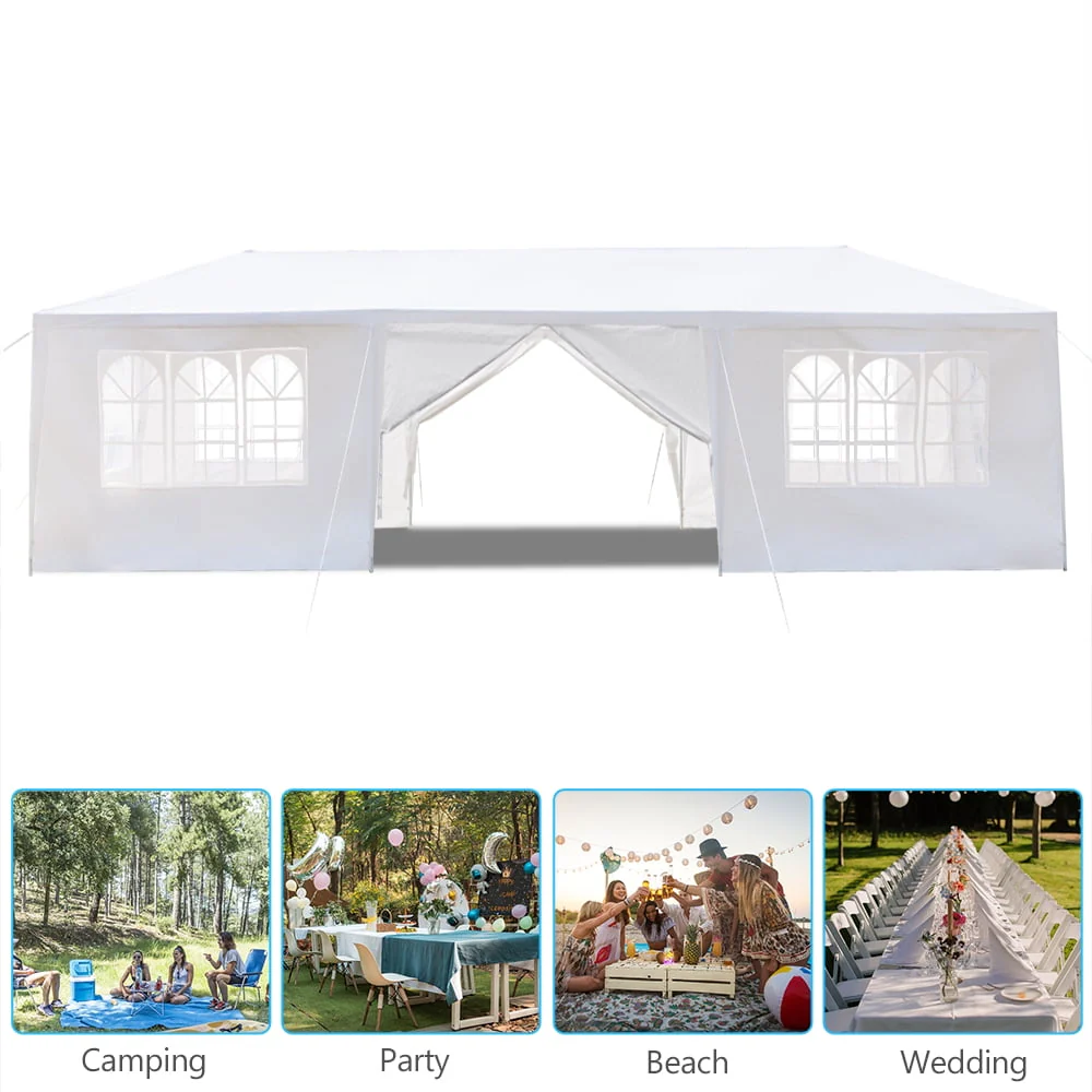 Zimtown 10’x 30′ Third Generation Gazebo Canopy Outdoor Party Wedding Tent