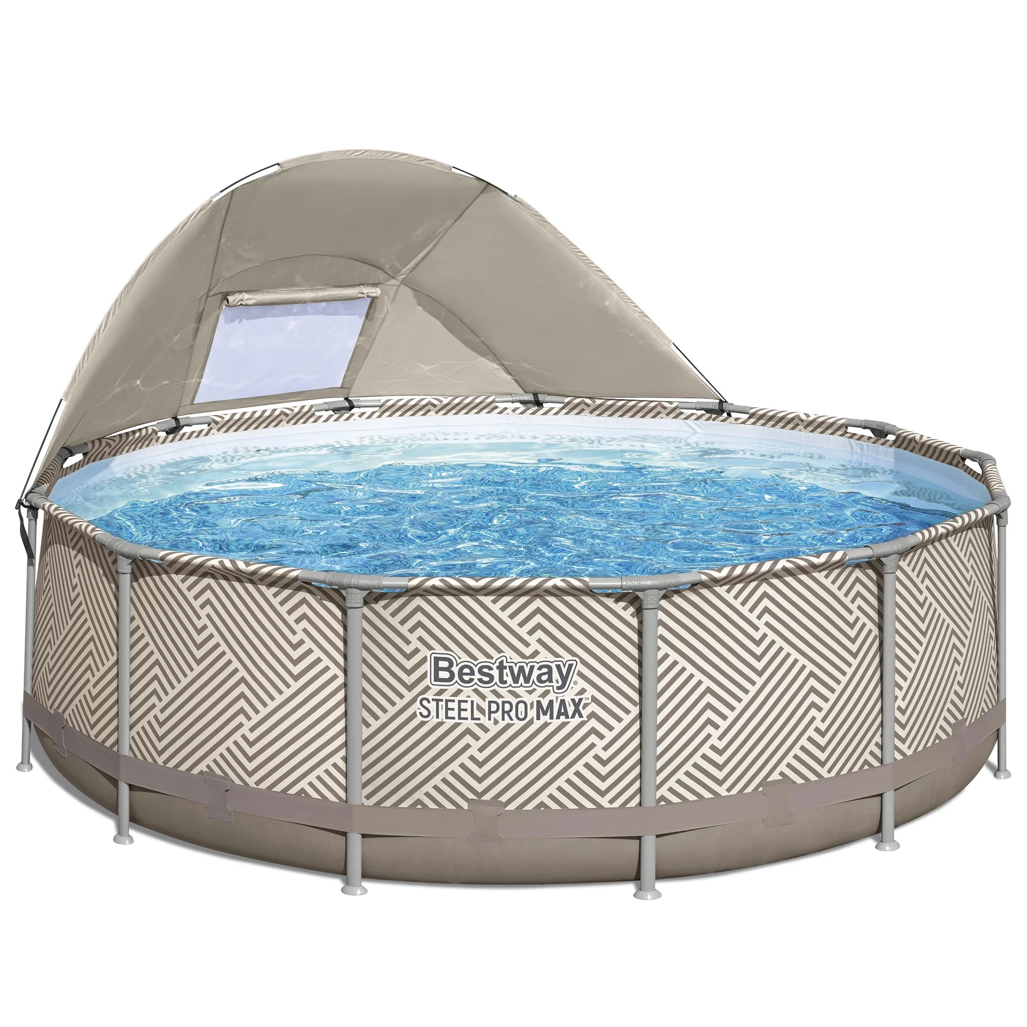 Bestway Steel Pro MAX 12' x 30" Above Ground Outdoor Swimming Pool Set