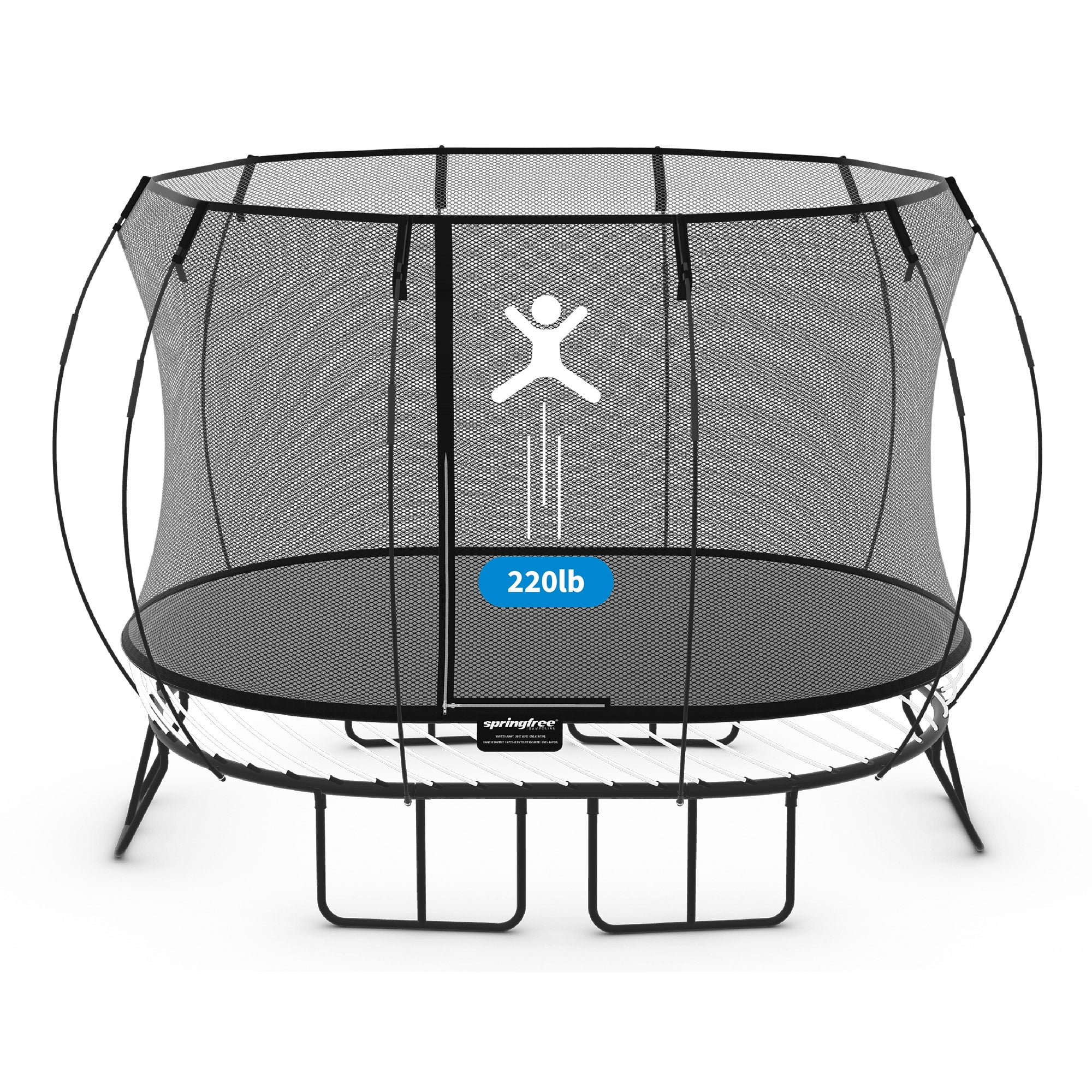 Springfree 8 x 13 ft Large Oval Trampoline w/ Safety Net & SoftEdge Mat