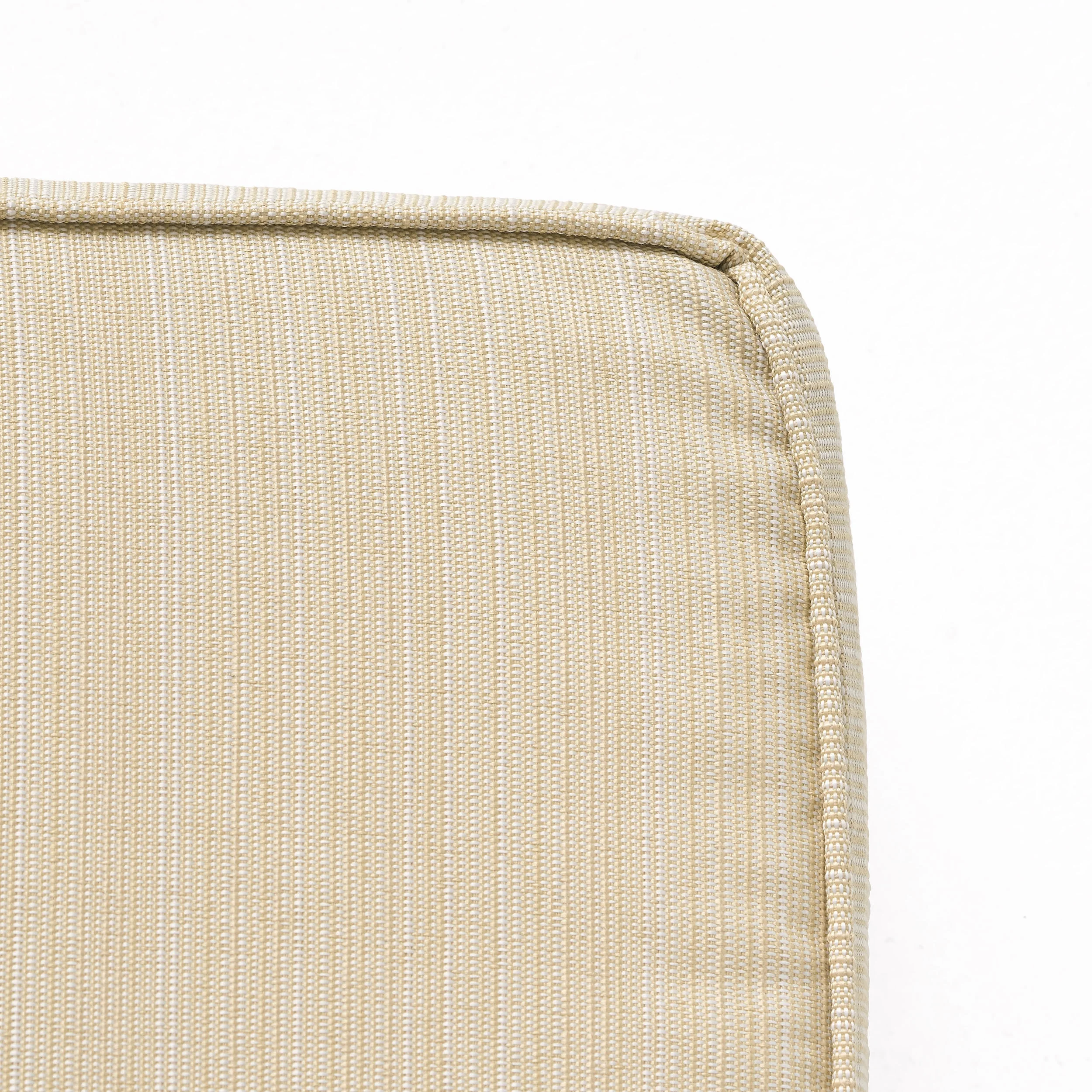 Noble House 23.50"x 27.00" White Rectangle Chair Outdoor Seating Cushions (2 Pack)