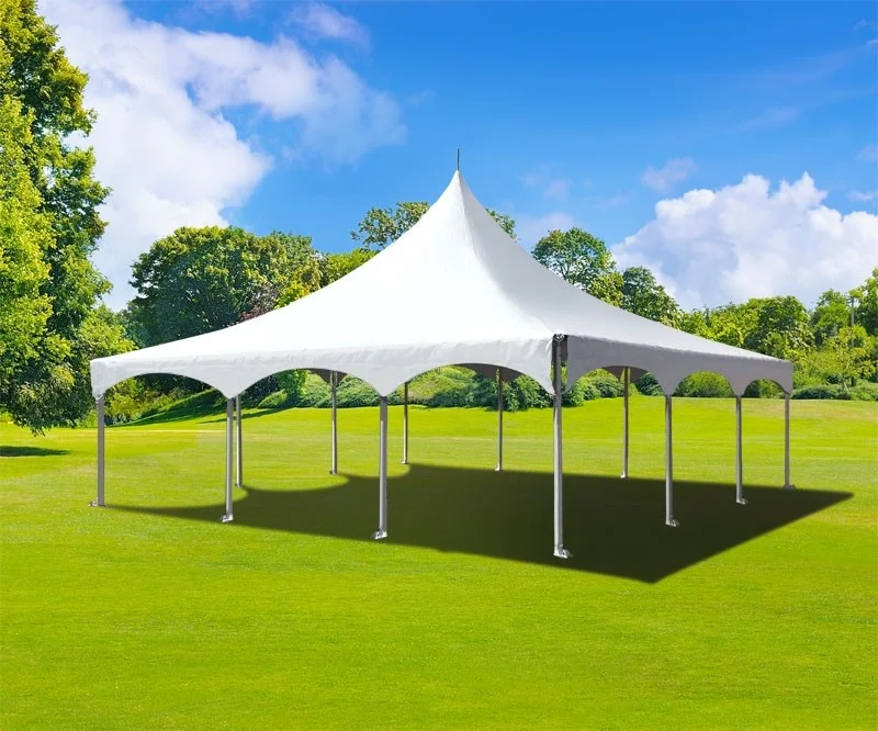 TentandTable High Peak Frame Outdoor Canopy Tent, White, 30 ft x 30 ft