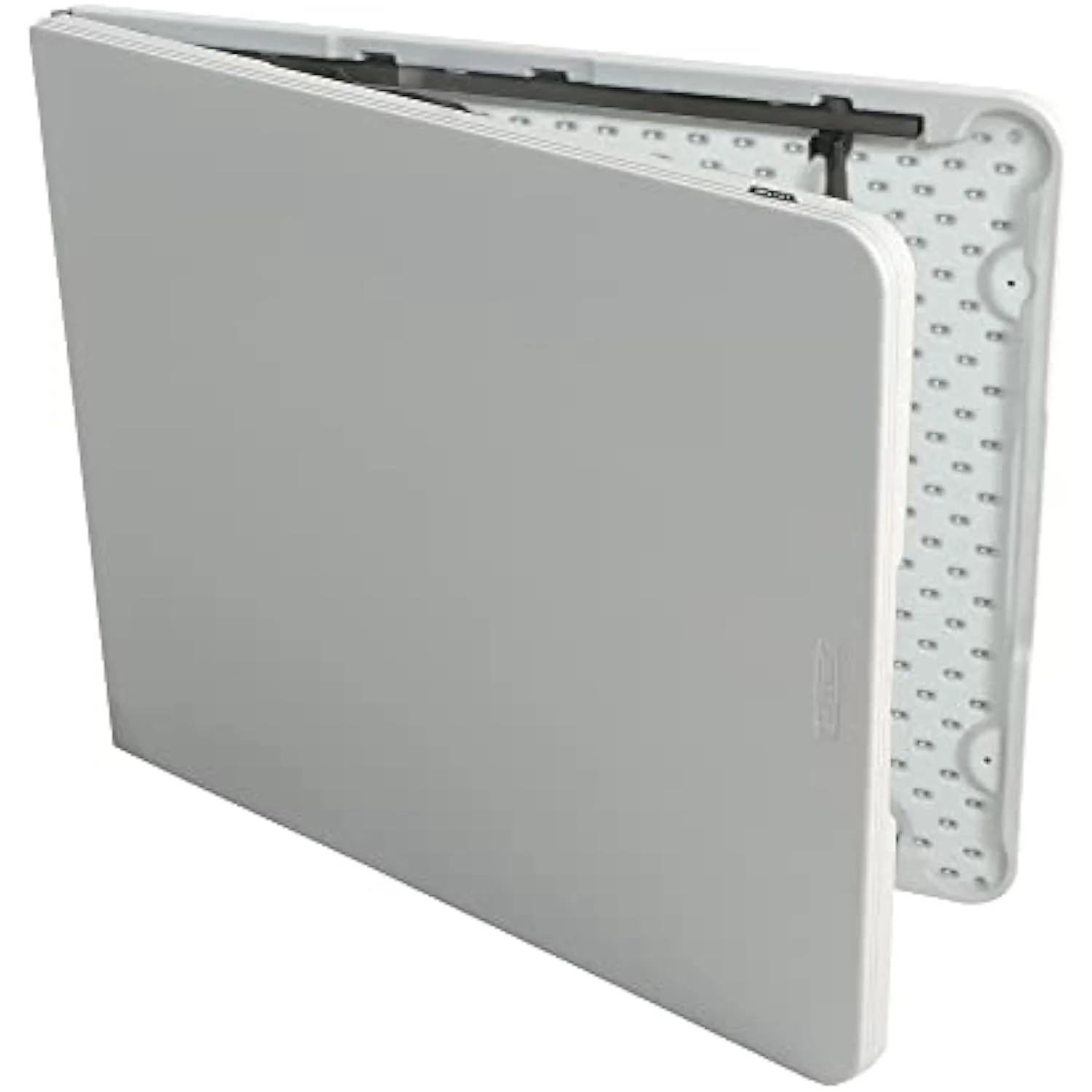 Lifetime Essential 6 Ft. x 30 In. White Granite Fold-In-Half Table 80333