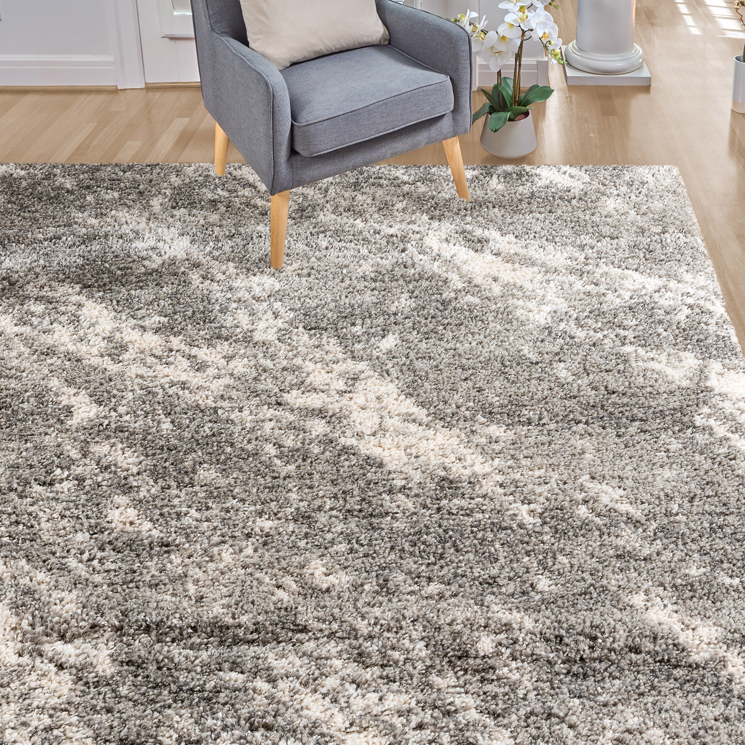 Thomasville Marketplace Luxury Shag Rug Collection, Adria, 6’6″ x 9’6″
