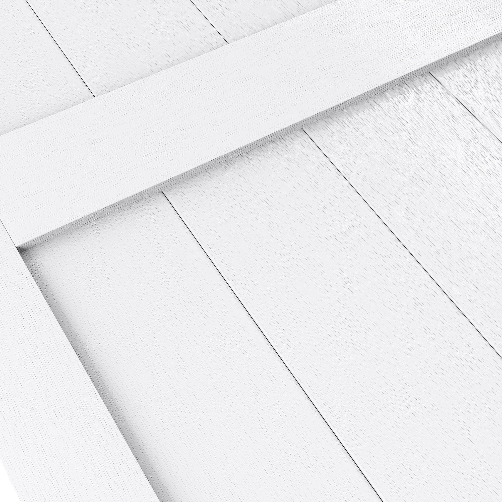 Uforic Sliding Barn Door With Hardware Kit, 48 x 84 in, Gray