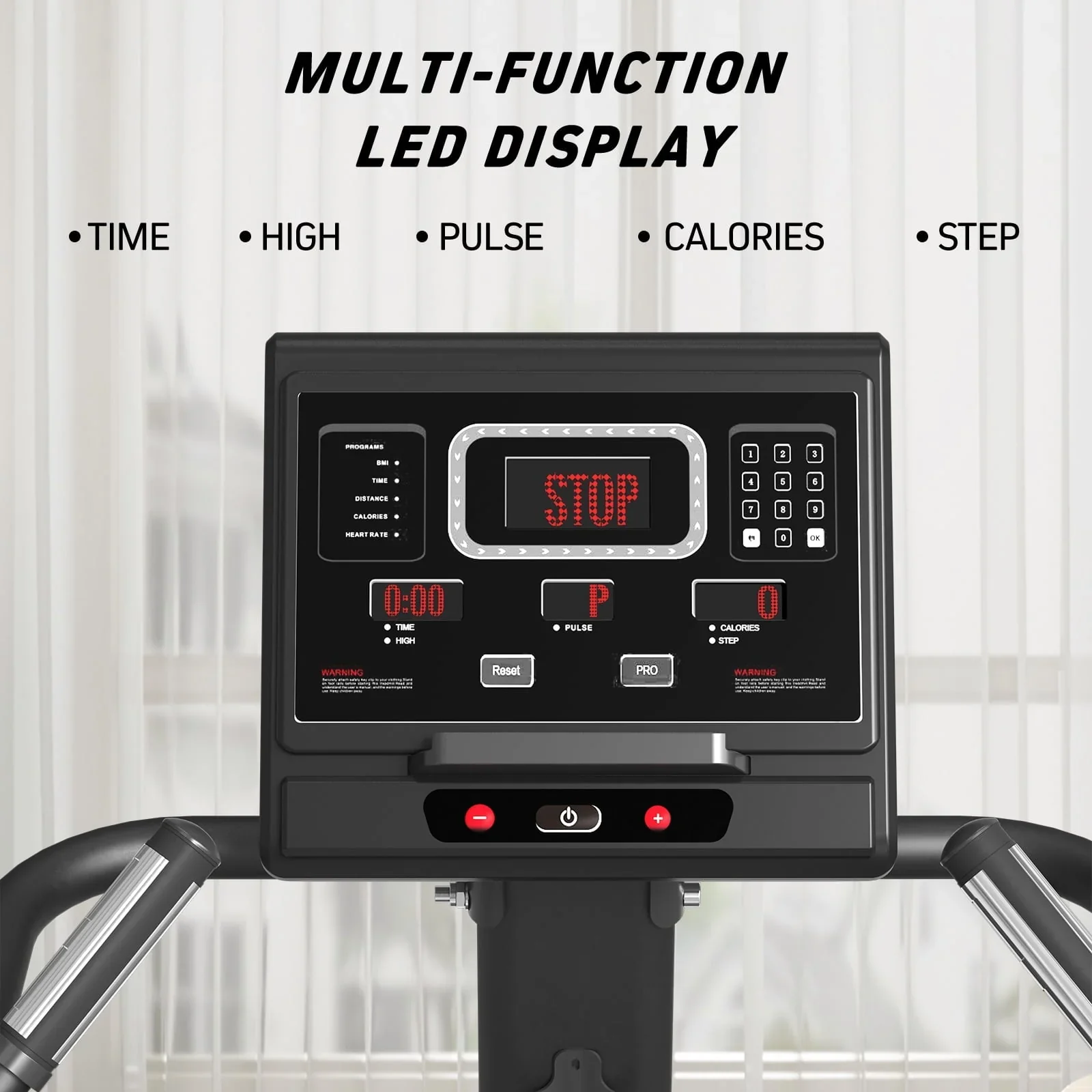 syedee Stair Stepper With LED Screen, 12 Workout Programs, 441LBS, 24-164 Steps/Minute, White