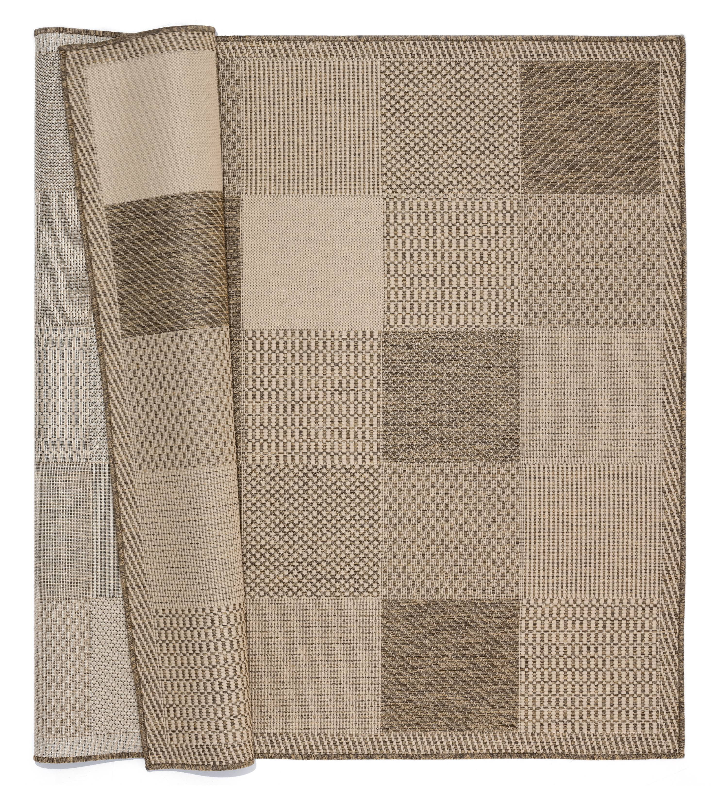 United Weavers Mali Dabeda Contemporary Geometric Area Rug, Orange, 5'3" x 7'6"