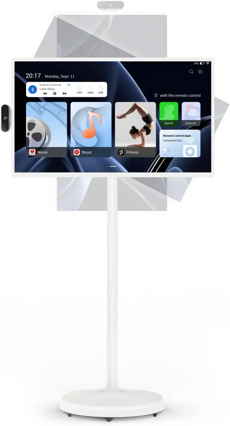 Portable Android 13 Smart TV 32-Inch 1080P Touchscreen - SW3295T