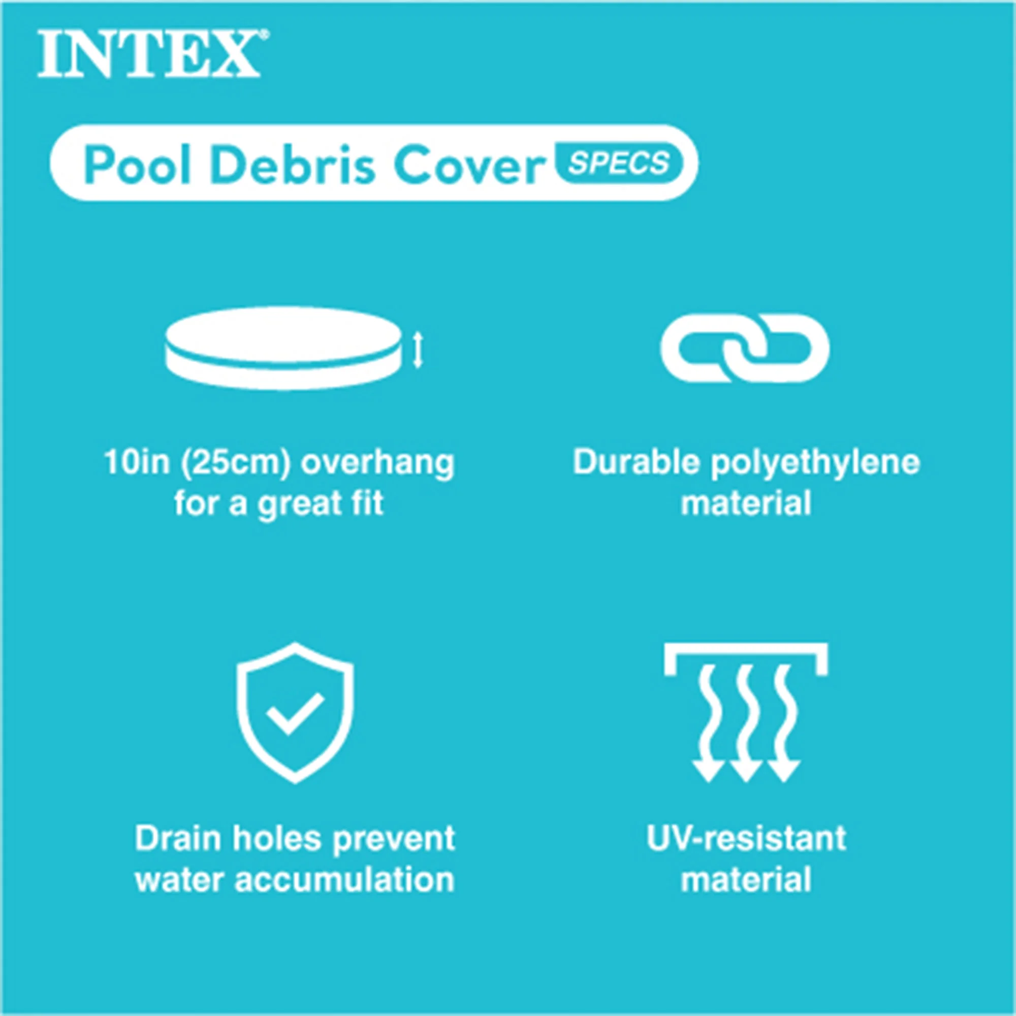 INTEX Metal Frame 10' x 30" Outdoor Swimming Pool with Filter Pump & Cover