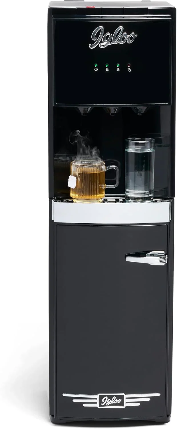 Igloo Bottom Loading Water Cooler Hot Cold Room Temperature Dispenser Stainless Steel