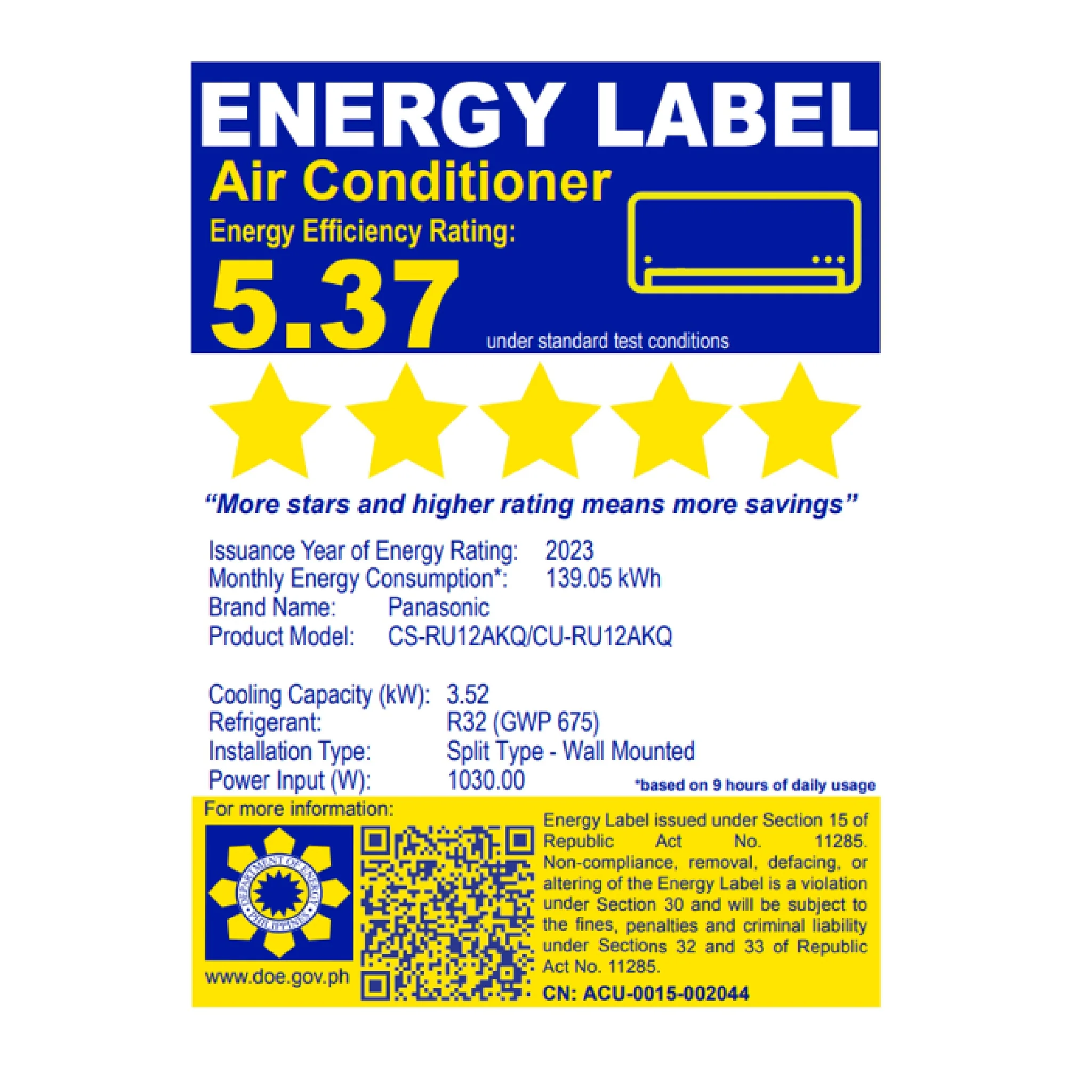 1.5 HP Split Air Conditioner Inverter AI Features Deluxe Configuration