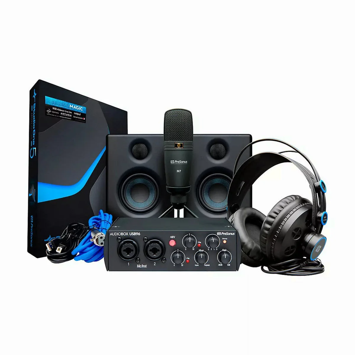 PreSonus AudioBox Studio Ultimate Bundle 25th Anniversary Edition With Eris E3.5, HD7 And M7 – AudioBox USB 96