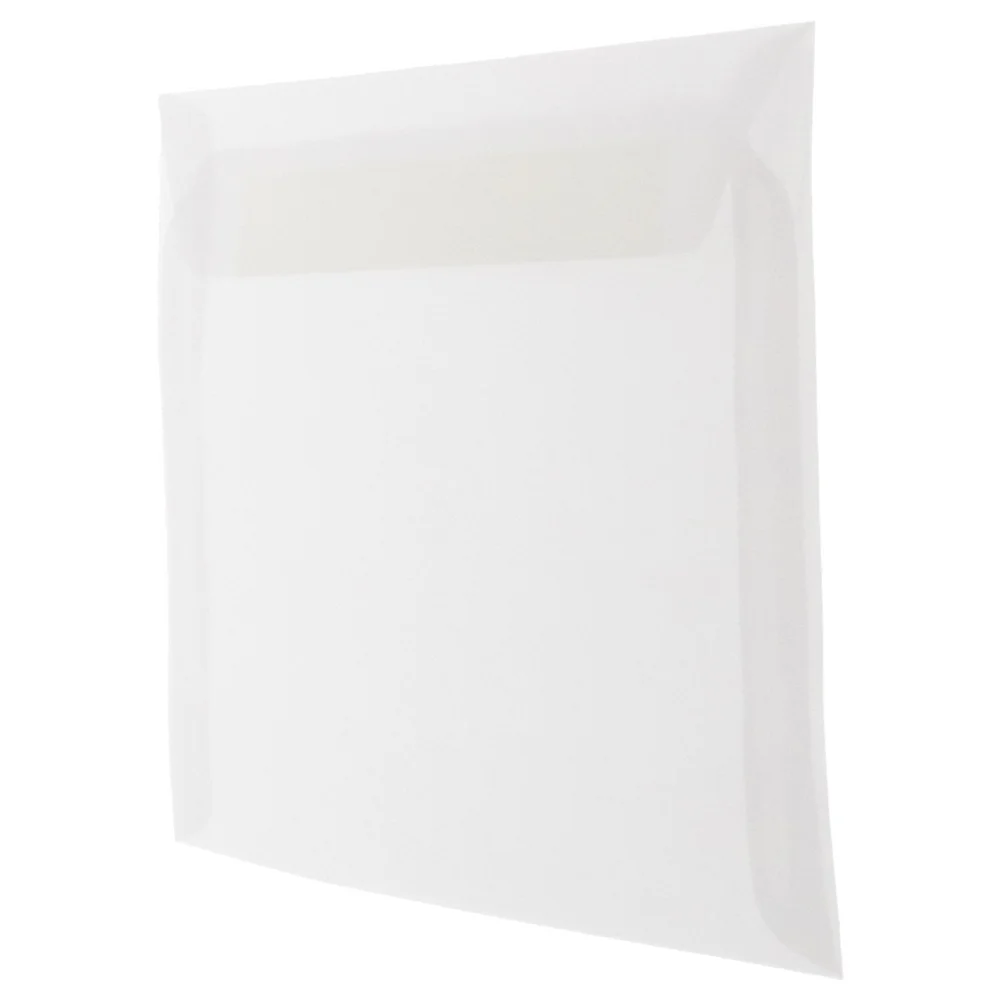 JAM Paper & Envelope 9 x 12 Booklet Translucent Envelopes, Clear, 1000/Carton