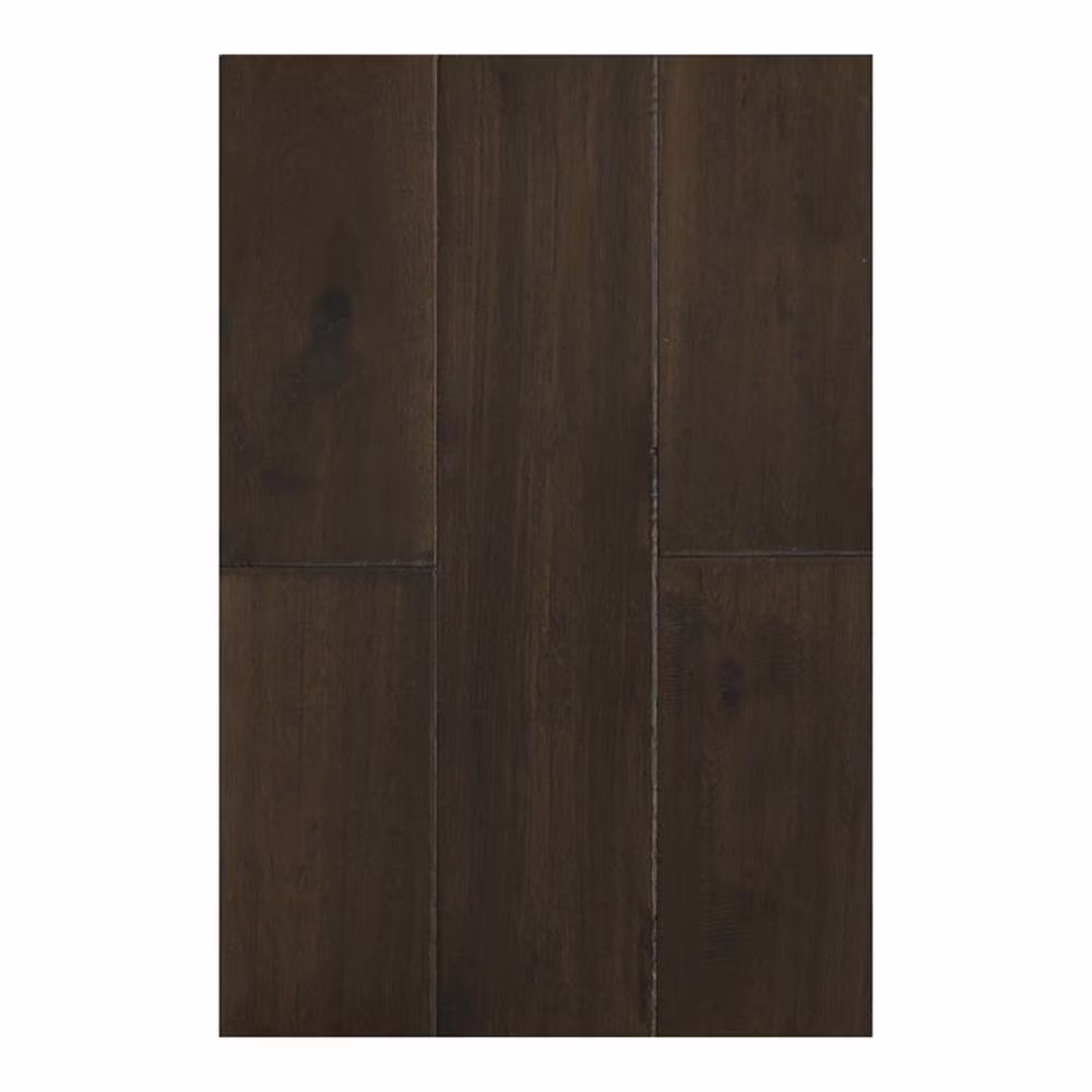 East West Furniture SP-7HH05 Sango Premier Engineered Wood Flooring – European Oak – 1/2 in x 7 in x Random Length Handscraped, 26.24 sqft/box, Shadow Grey