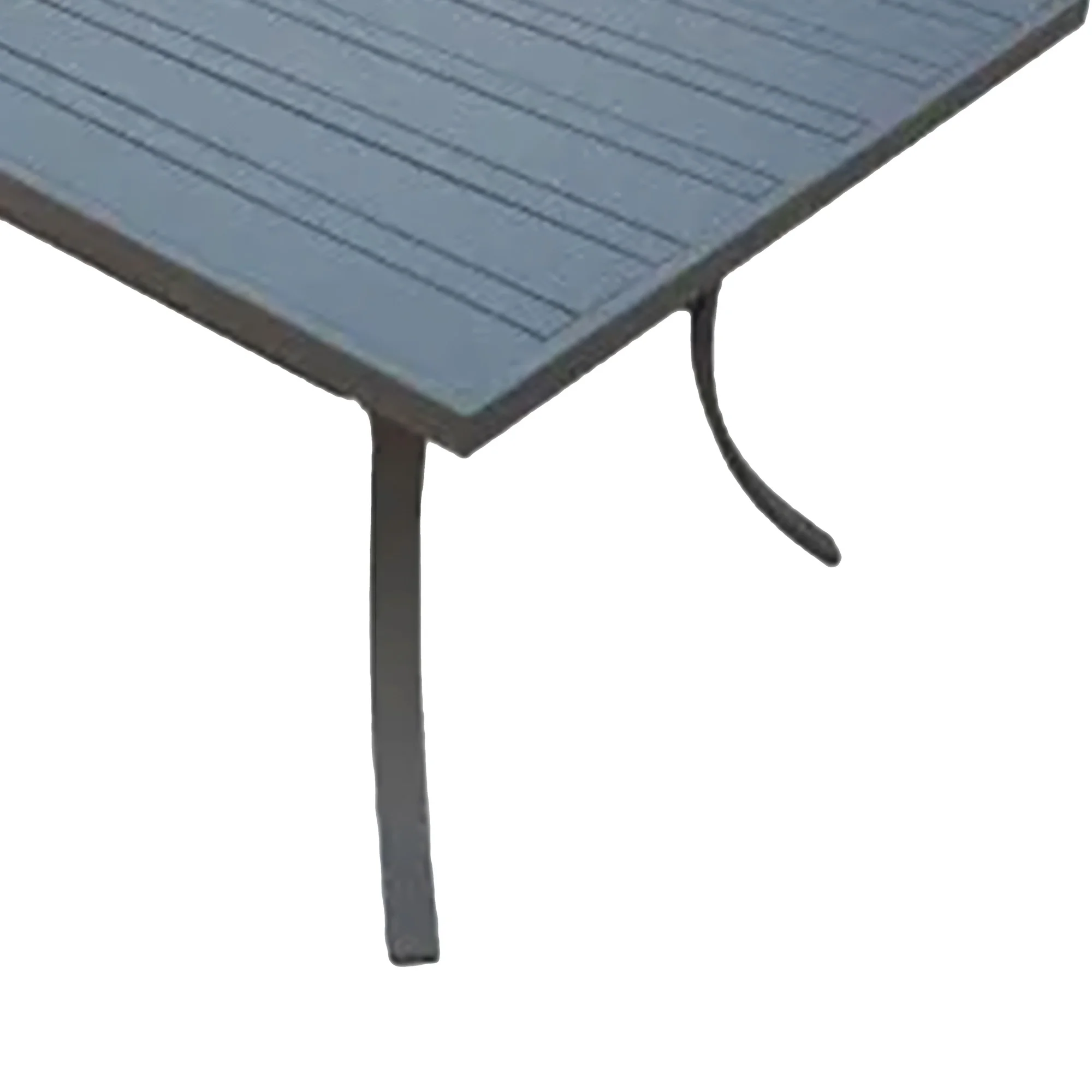 Four Seasons Courtyard Tuscany 72 x 39" Rectangular Aluminum Dining Table