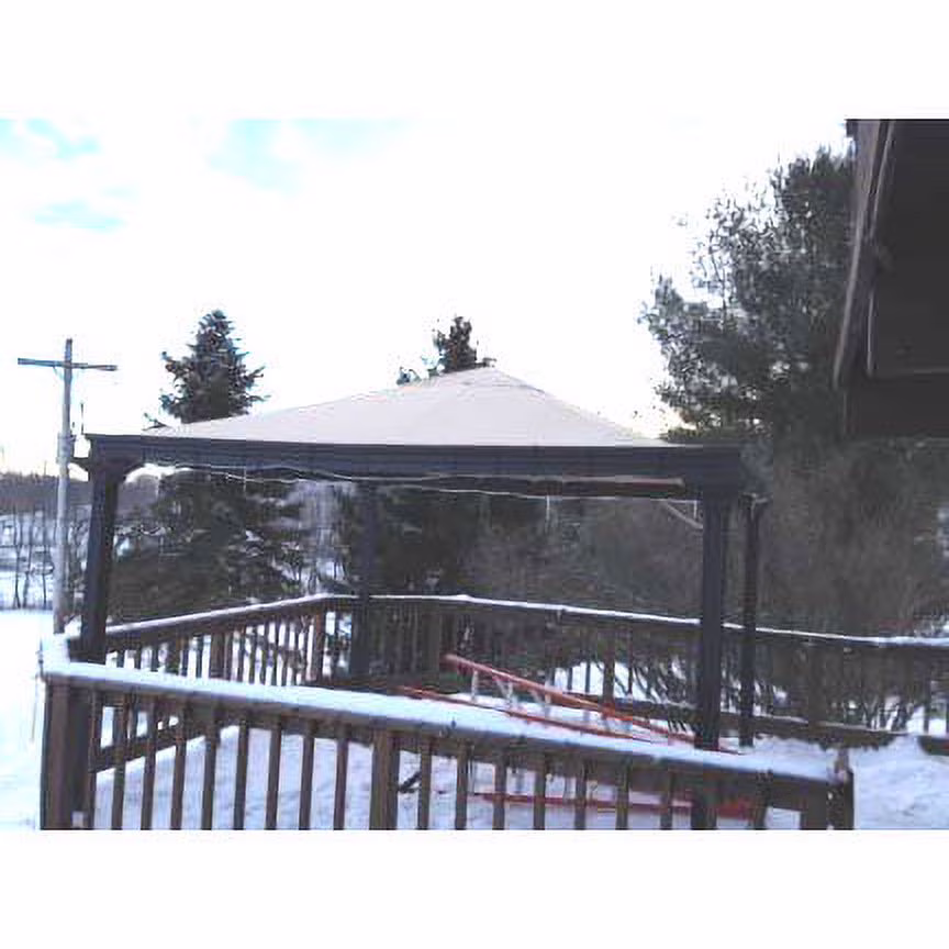 Garden Winds Replacement Canopy Top for 12 x 12 Pillared Gazebo – Riplock 350