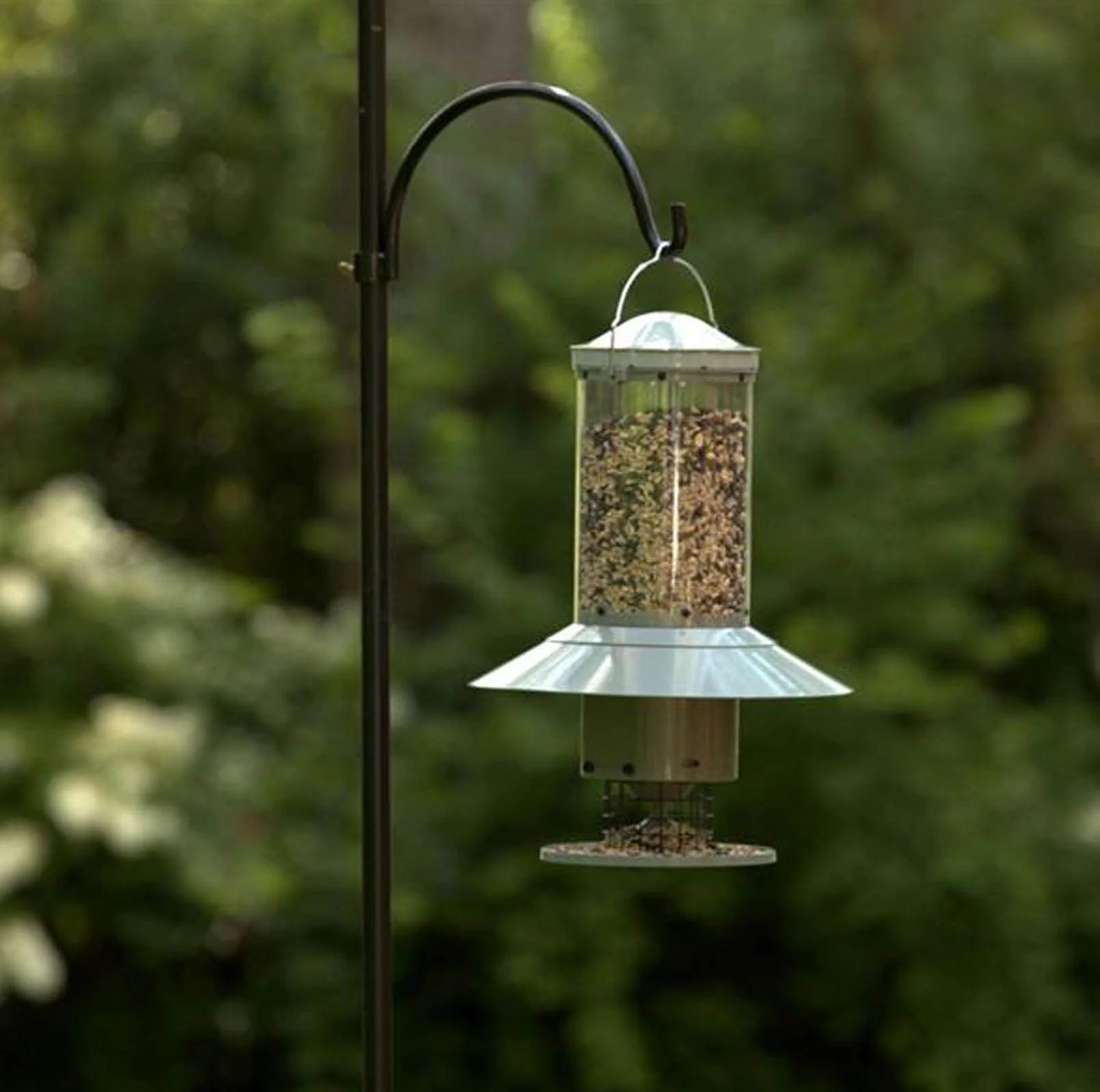 Wingscapes Autofeeder Squirrel-Resistant Bird Feeder with X-Large Capacity and Timer Control Settings, Green