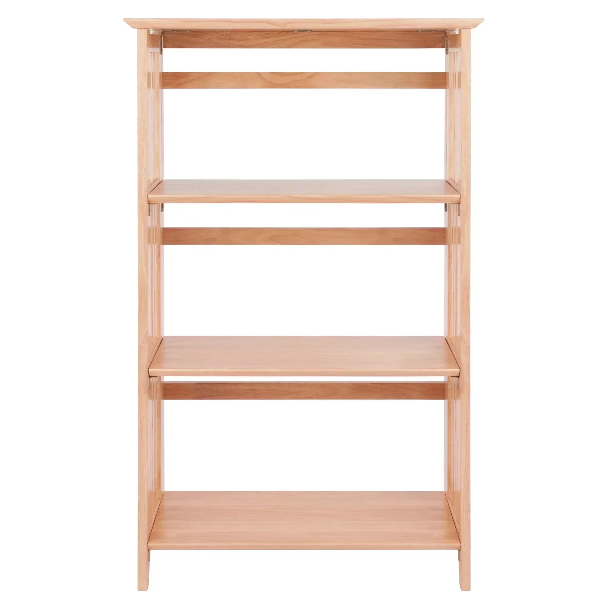 3-Section Foldable Shelf, Natural Finish
