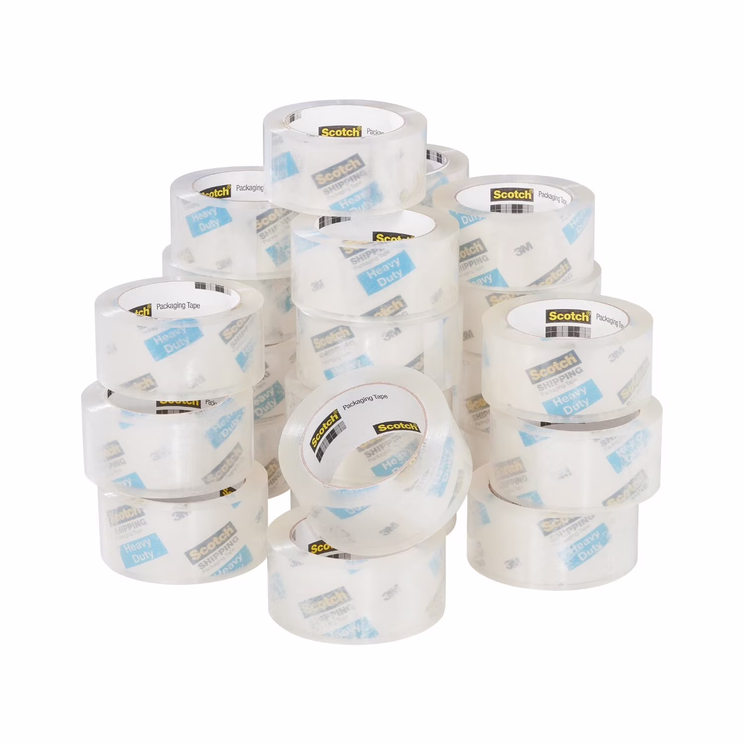 Scotch Heavy Duty Packaging Tape, Clear 1.88″ x 54.60 Yds, 36 Rolls