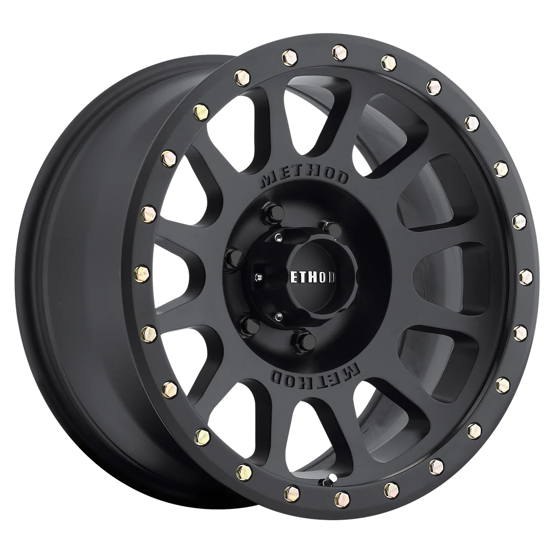 Method Race Wheels MR305 NV 17 X 8.5 in 6 x 139.7 0Et 108mm Matte Black Wheel Fits select: 2000-2018 CHEVROLET SILVERADO, 1996-2023 TOYOTA TACOMA