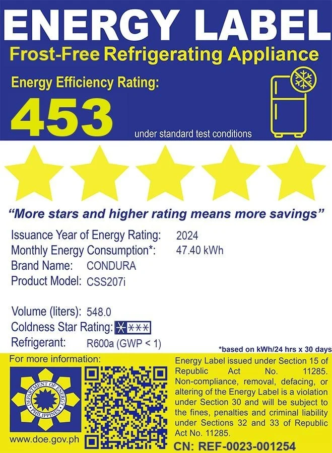19.4 Cu. Ft. Side-by-Side Refrigerator Inverter