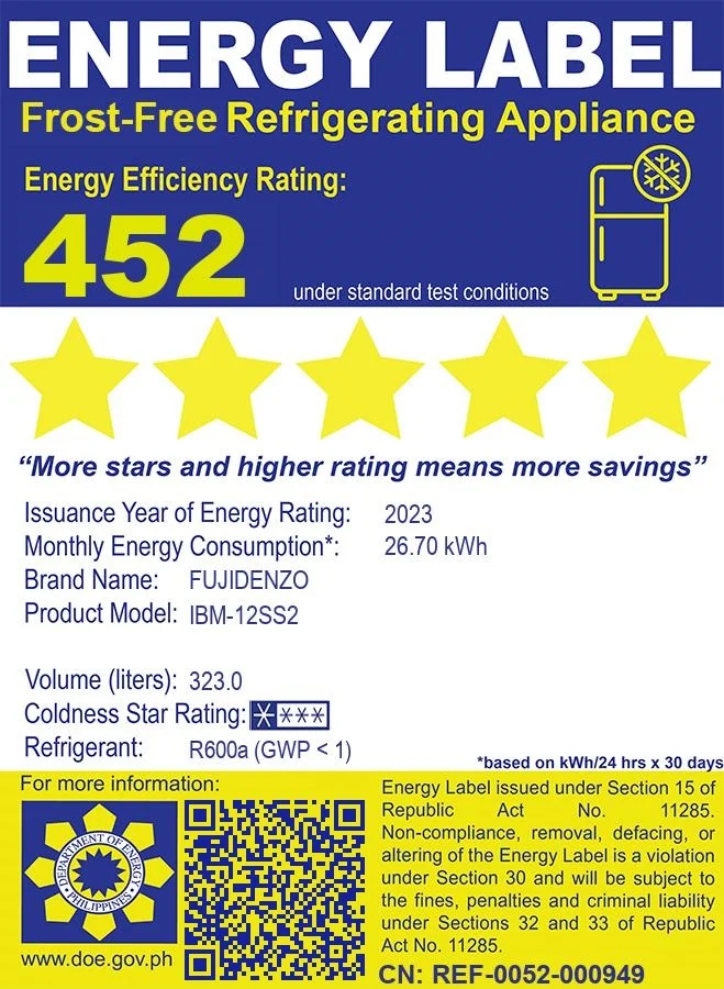 11.4 Cu. Ft. Refrigerator Inverter