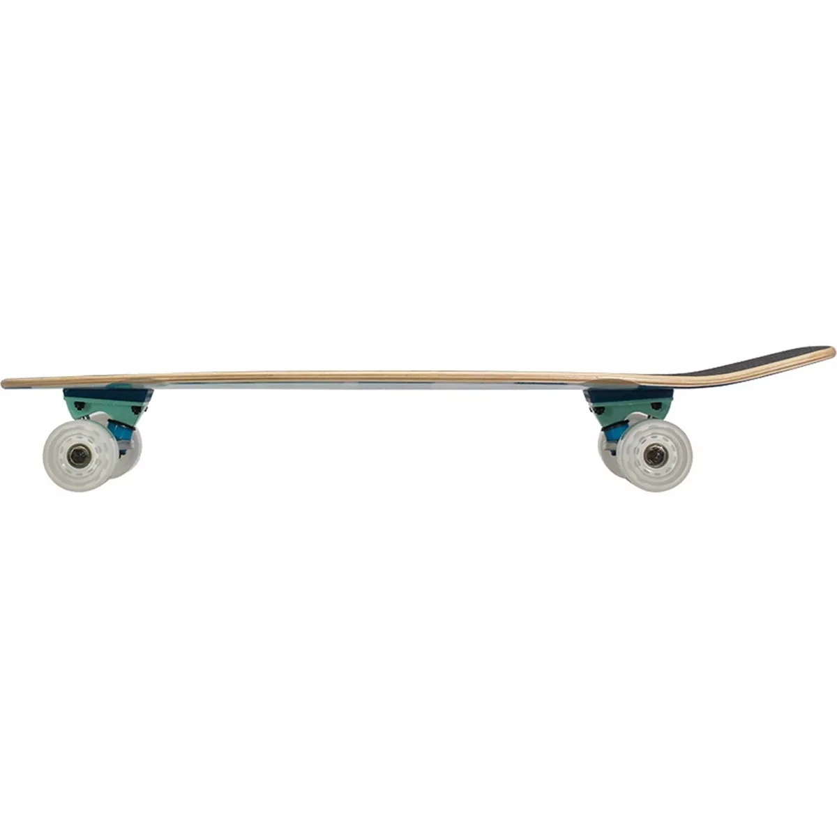 Kryptonics Super Fat Cruiser Complete Skateboard ("30.5'' x 9.75'') - Blue-Fish