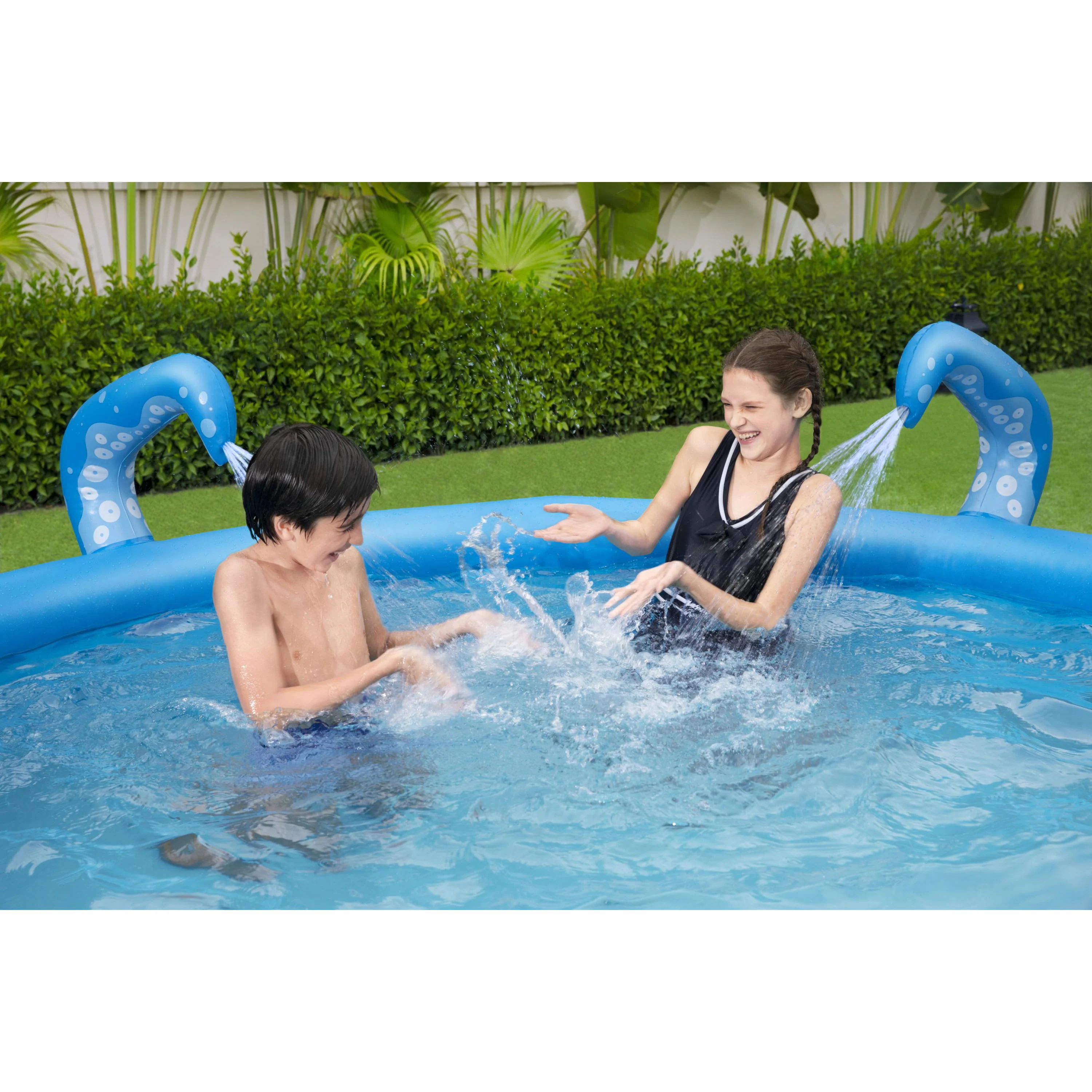Bestway - H2OGO! 9' x 30" OctoPool Inflatable Spray Swimming Pool for Kids