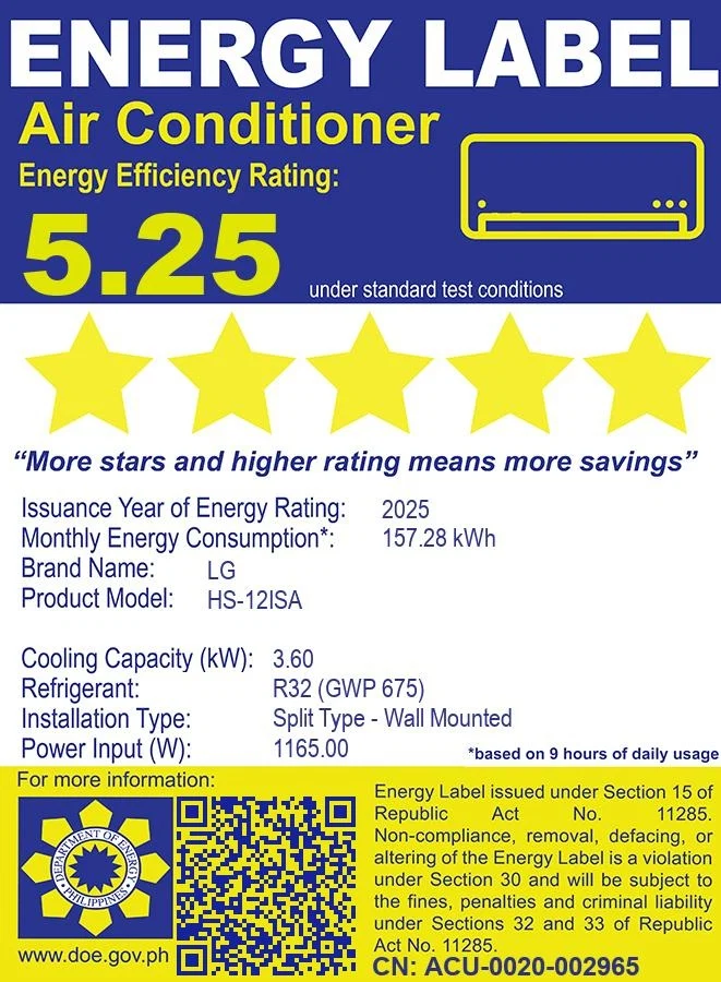 1.5 HP Split Air Conditioner Inverter for Residential Use