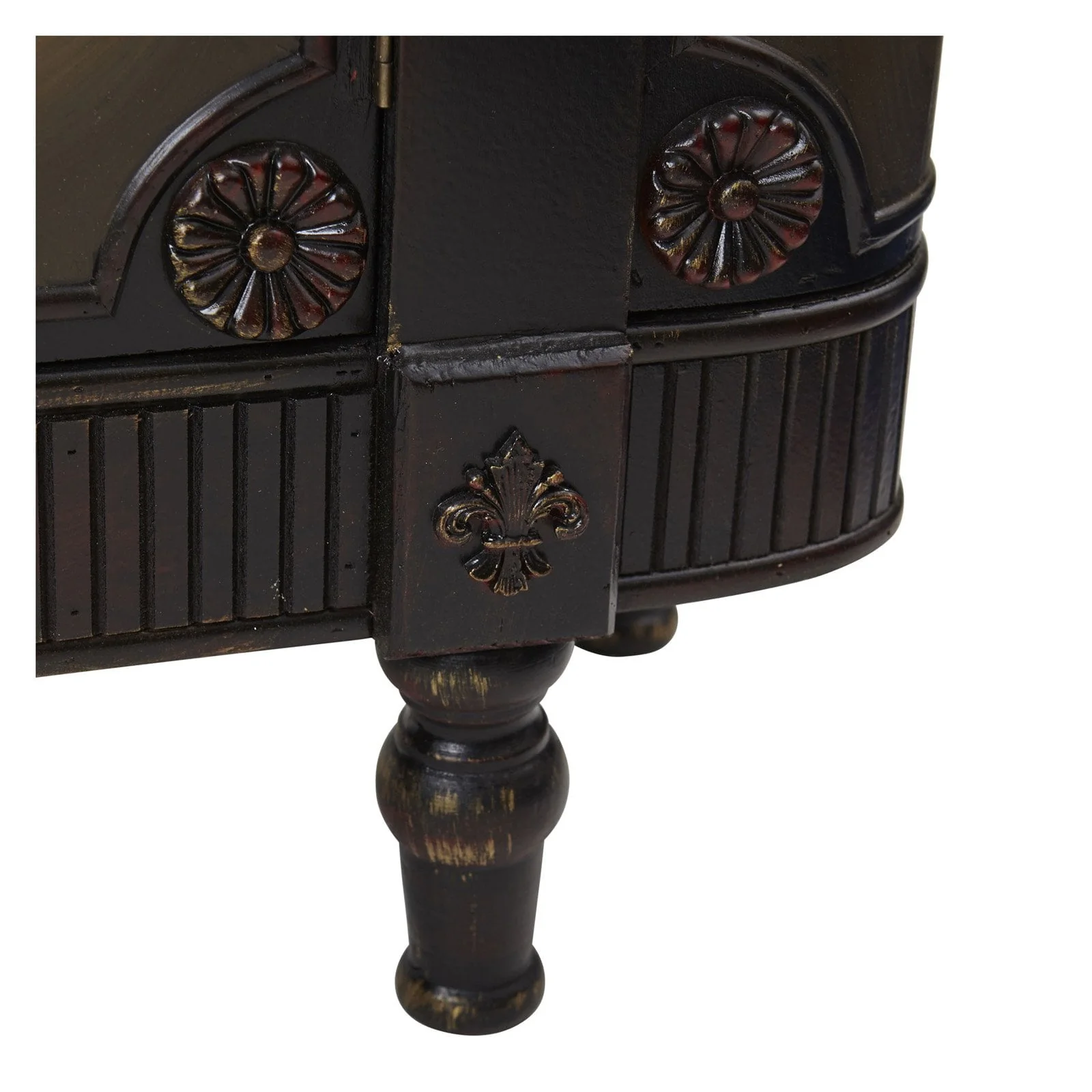 Nearly Natural French Vintage Style Floor Cabinet