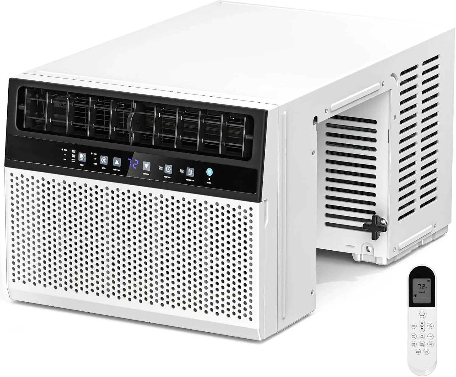 Antarctic Star 12,000 BTU U-Shaped Window Air Conditioner Unit Cools up to 550 Sq.Ft. with 6 Modes 24H Timer, Ultra Quiet Window AC Units