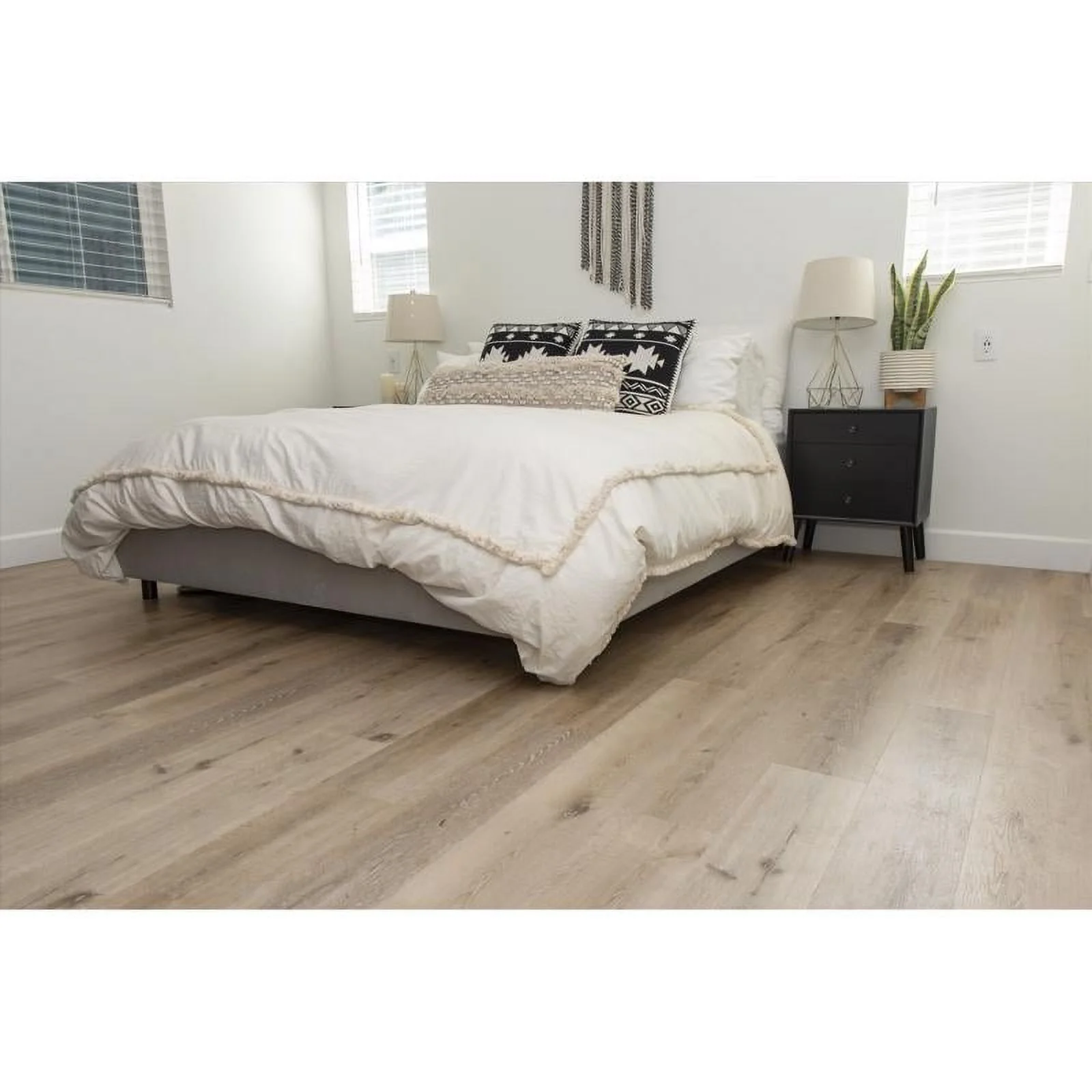 CALI Builder's Choice 7.12" x 48" Vinyl Flooring Materials 23.77 Area, 10 Piece