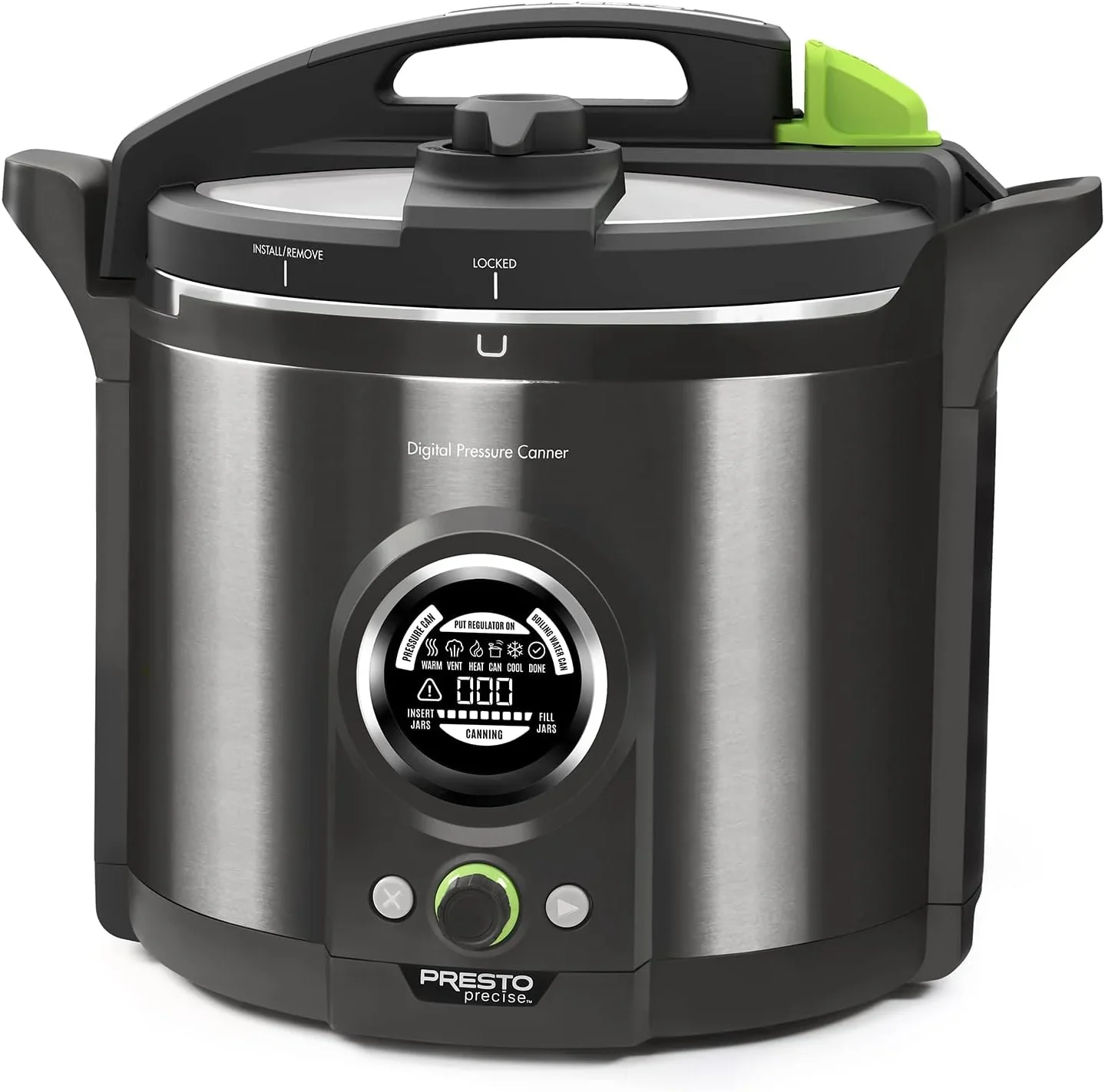 Presto 02152 17-Quart Digital Pressure Canner – Digital Display, Waterbath Capable