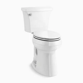 KOHLER Highline Arc Extra Tall 2-Piece Elongated Toilet, White, 1.28 GPF – 78305-0