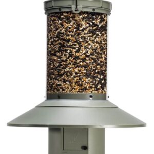 Wingscapes Autofeeder Squirrel-Resistant Bird Feeder with X-Large Capacity and Timer Control Settings, Green