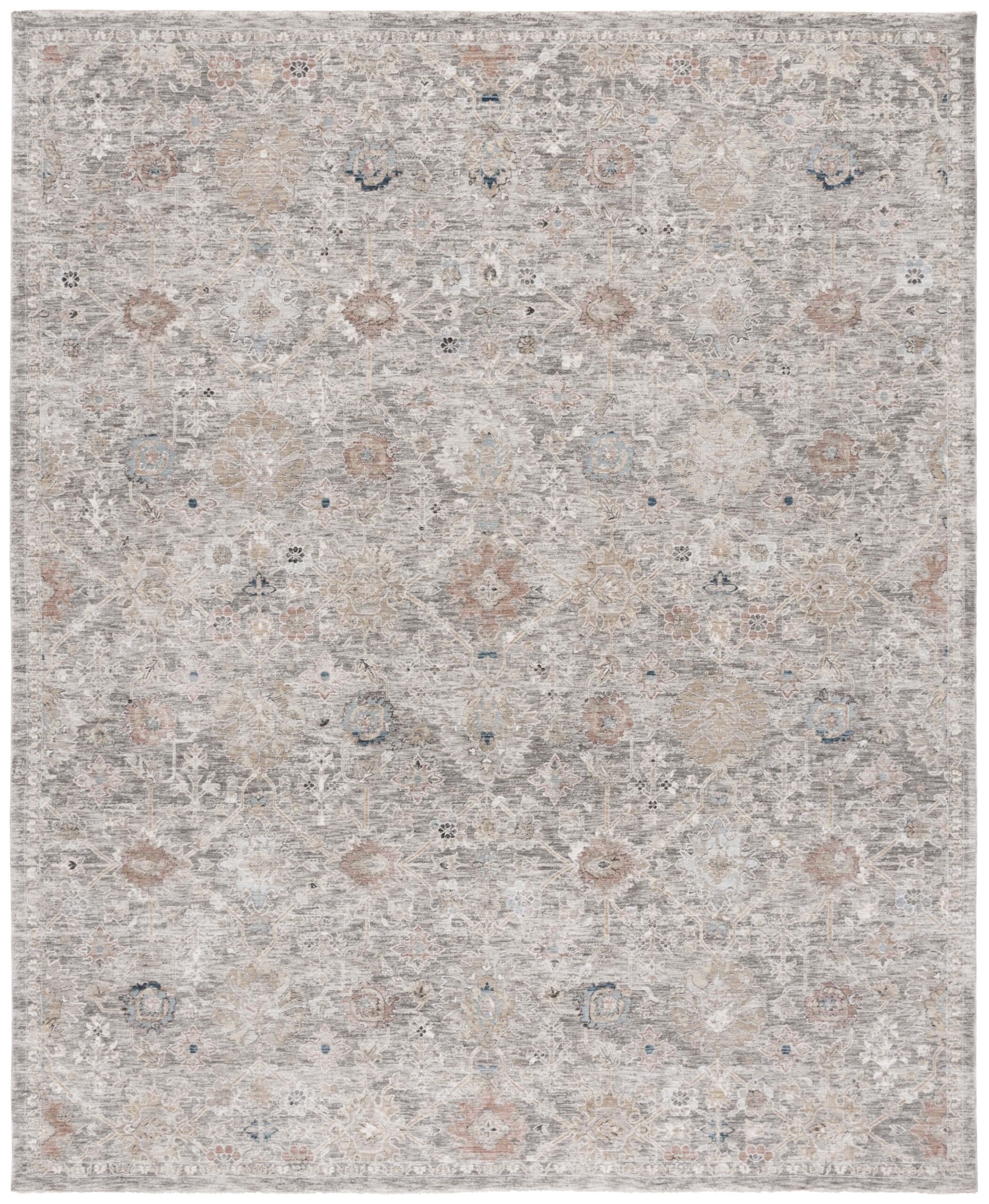 SAFAVIEH Autumn Freeman Floral Area Rug, Beige/Ivory Blue, 8' x 10'