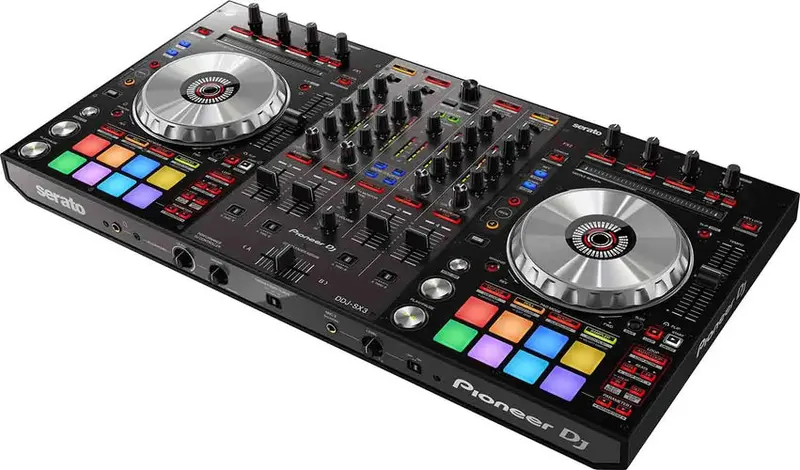 Pioneer DJ 4-Channel Serato DJ Pro Controller With Performance Pads And RGB Lighting – DDJ-SX3 B-Stock