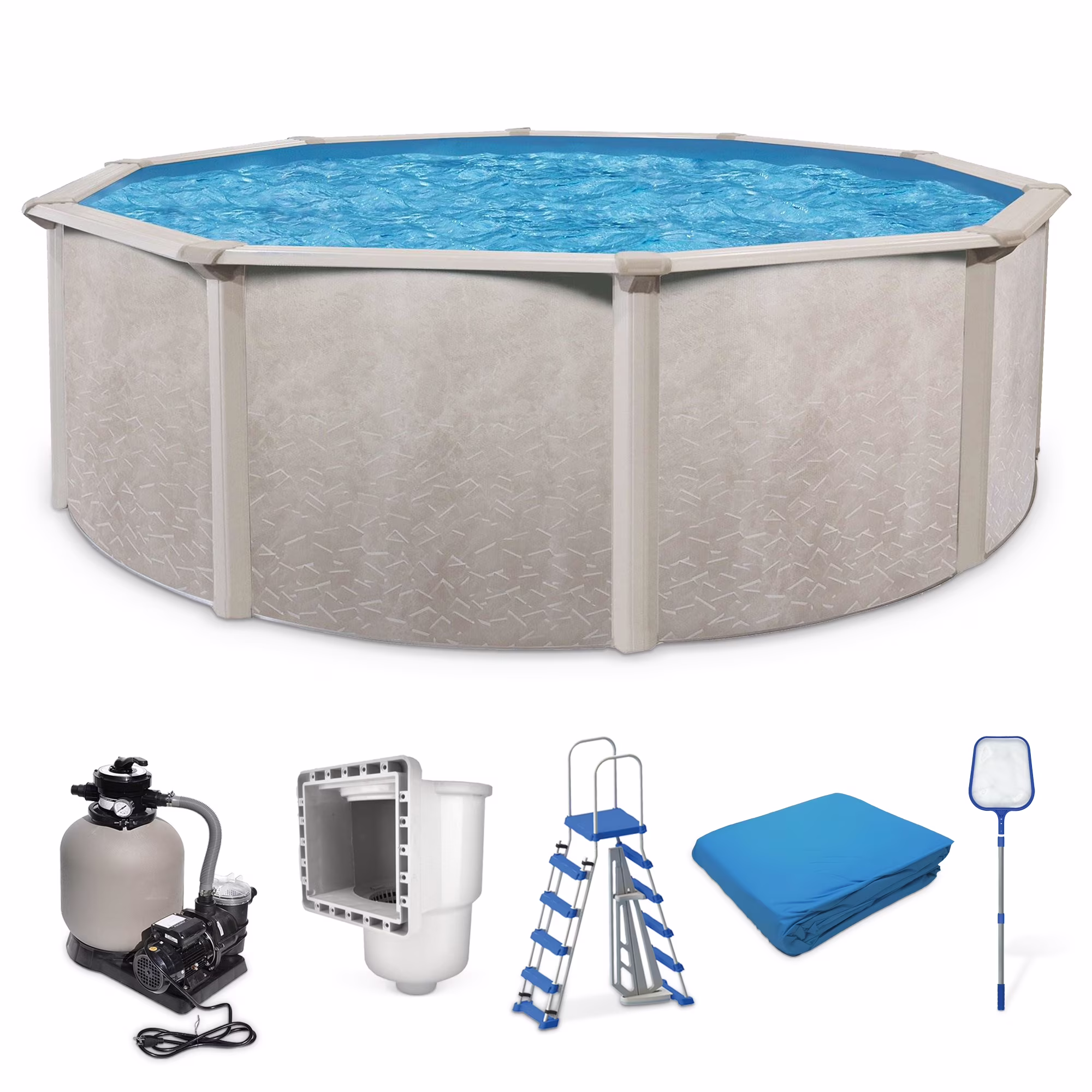 Aquarian Phoenix 15' x 52" Steel Frame DIY Family Above Ground Pool Kit