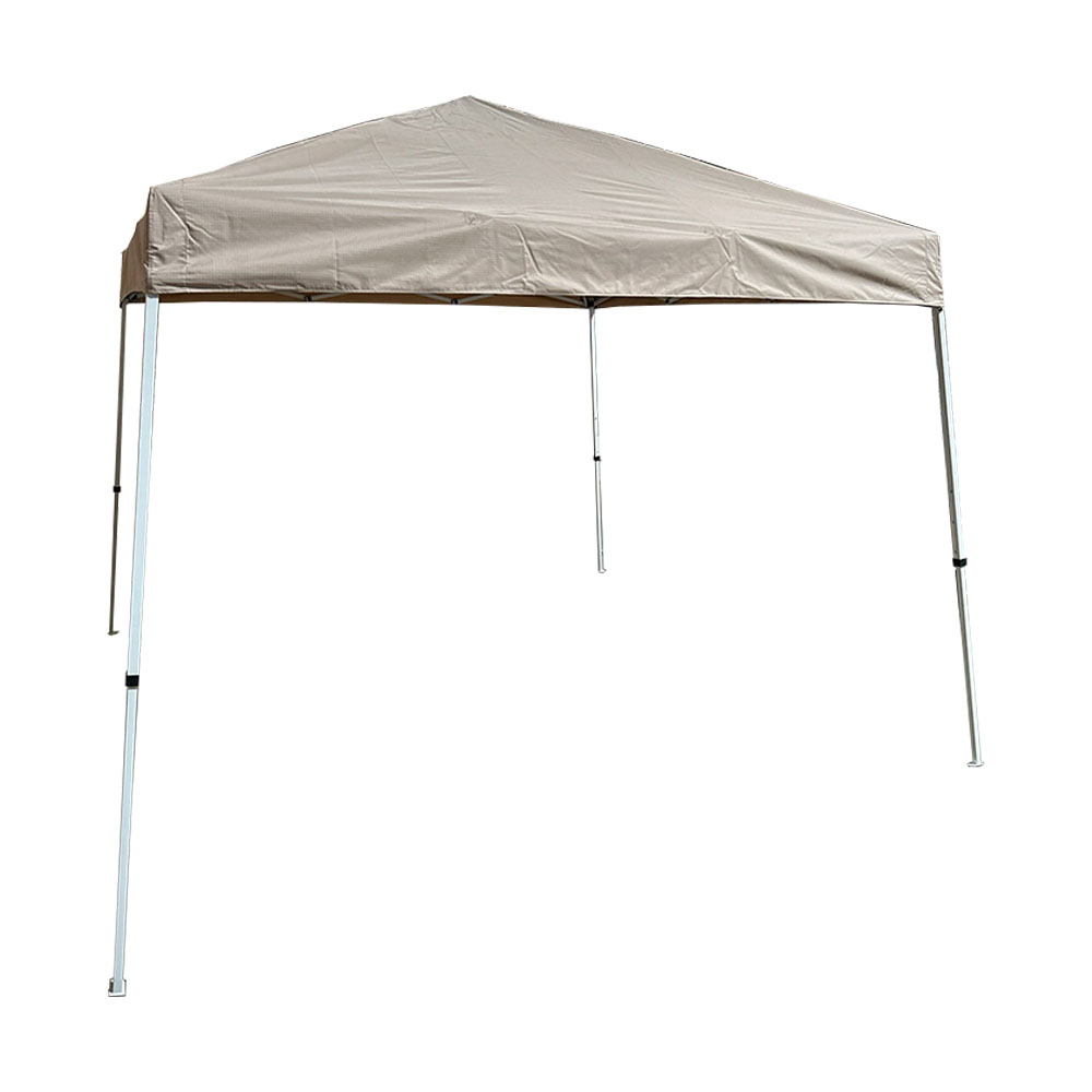 Garden Winds Custom Fit Replacement Canopy Top Cover Compatible with The Eagle Peak Base 10' X 10', Canopy Top 8' X 8' Slant Leg - Upgraded Performance RIPLOCK 350 Fabric - Slate Gray