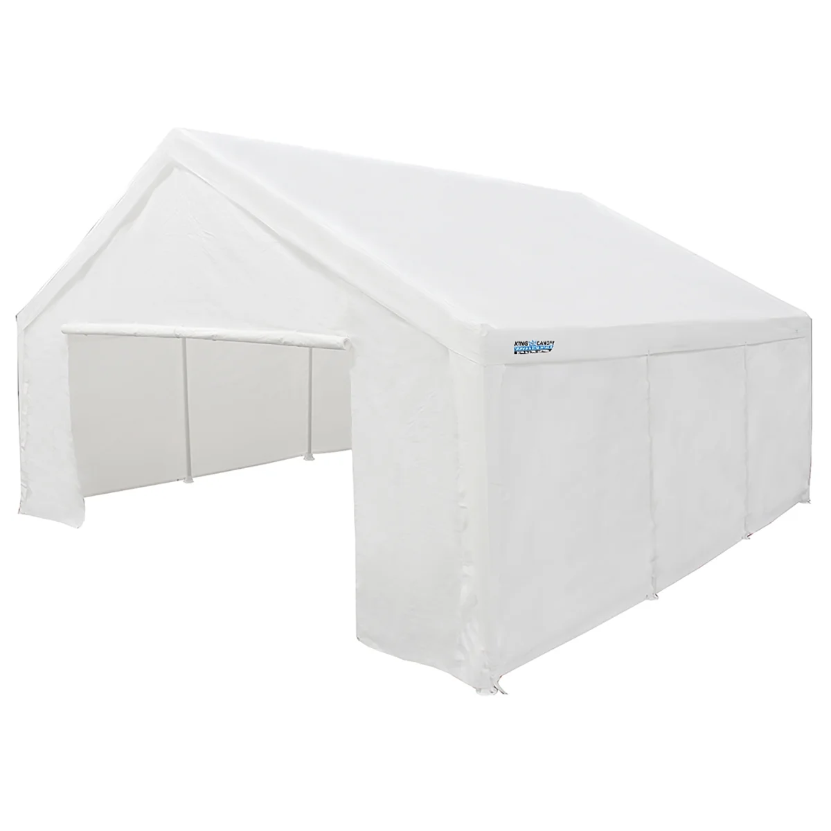 King Canopy 10' x 27' Carport Canopy Sidewall Kit w/ Flaps