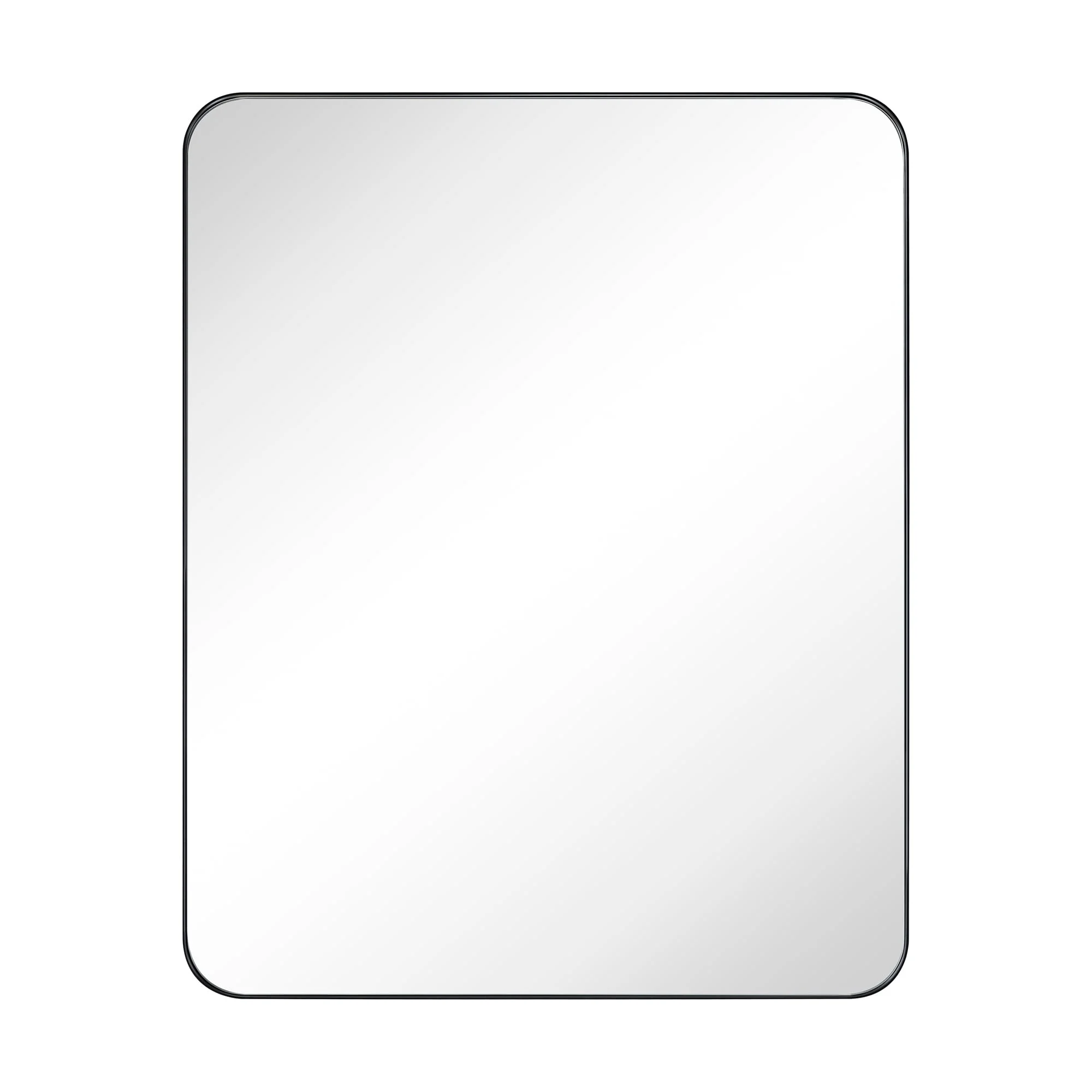 TEHOME WH Recessed Framed Medicine Cabinet with Mirror and Adjustable Shelves 16" x 24" - Chrome