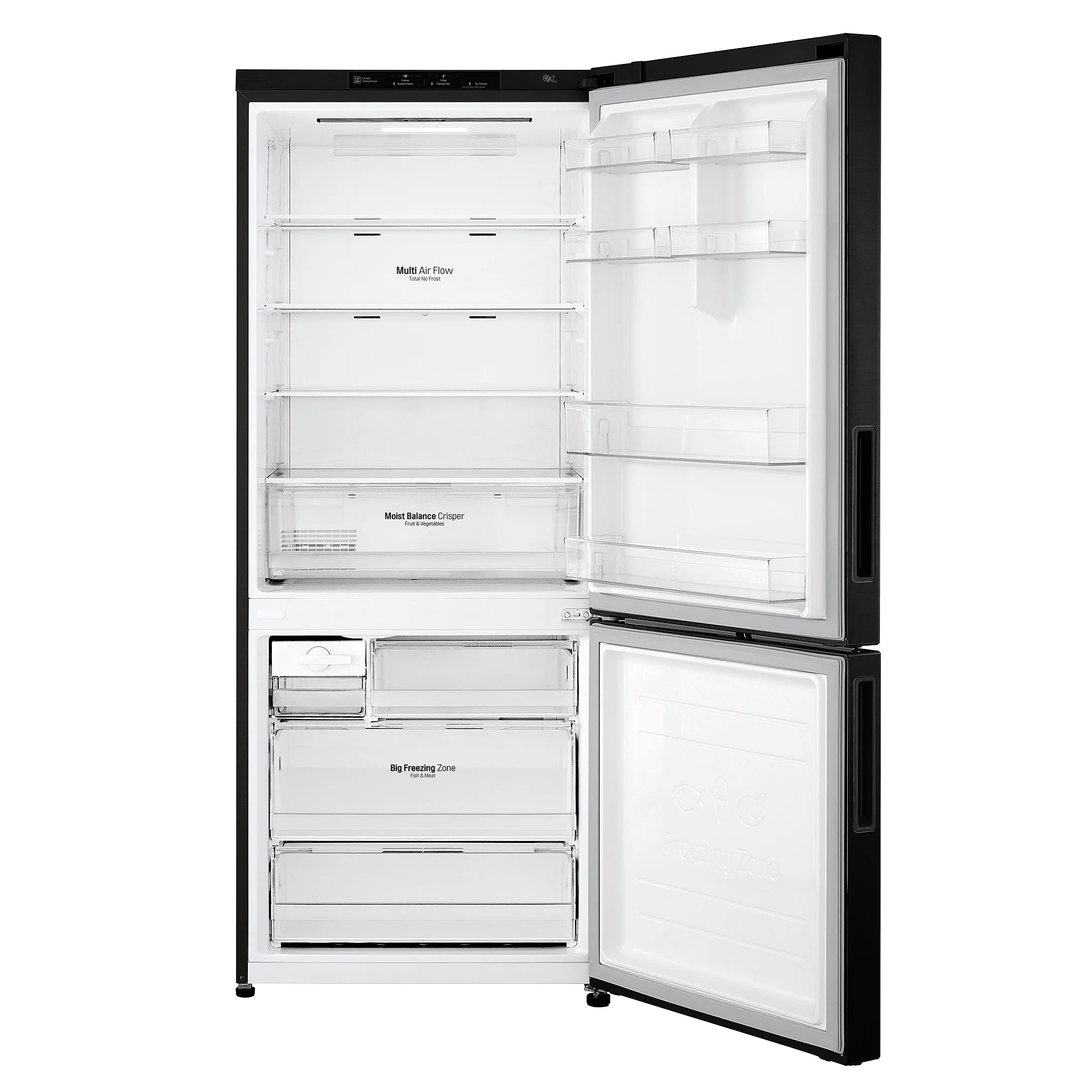 15.9 Cu. Ft. Bottom-Freezer Refrigerator Inverter with Practical Storage