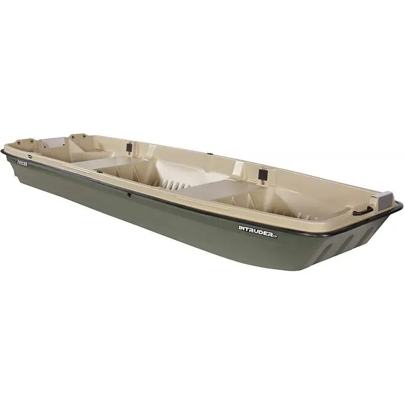 Pelican Intruder 12 Jon Boat – 12-Foot Aluminum Fishing Vessel