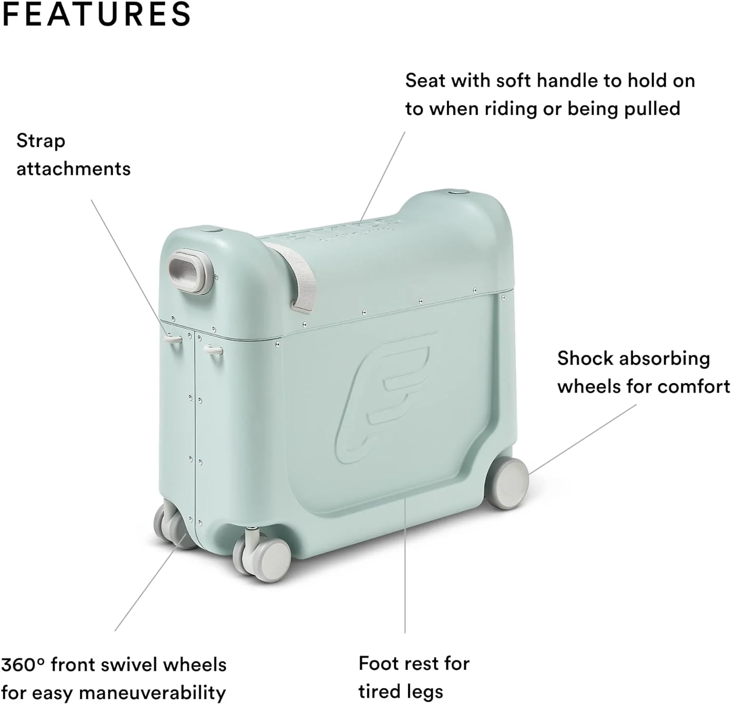 Kids' ride-on luggage and in-flight beds - Help your kids relax and sleep on the plane - Approved by multiple airlines - Best for ages 3 - 7