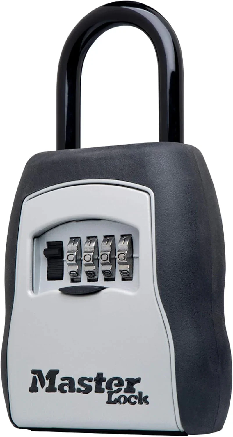 Key Lock Box, Outdoor Lock Box Bundle with SentrySafe Fireproof and Waterproof Safe, 1.23 Cubic Feet