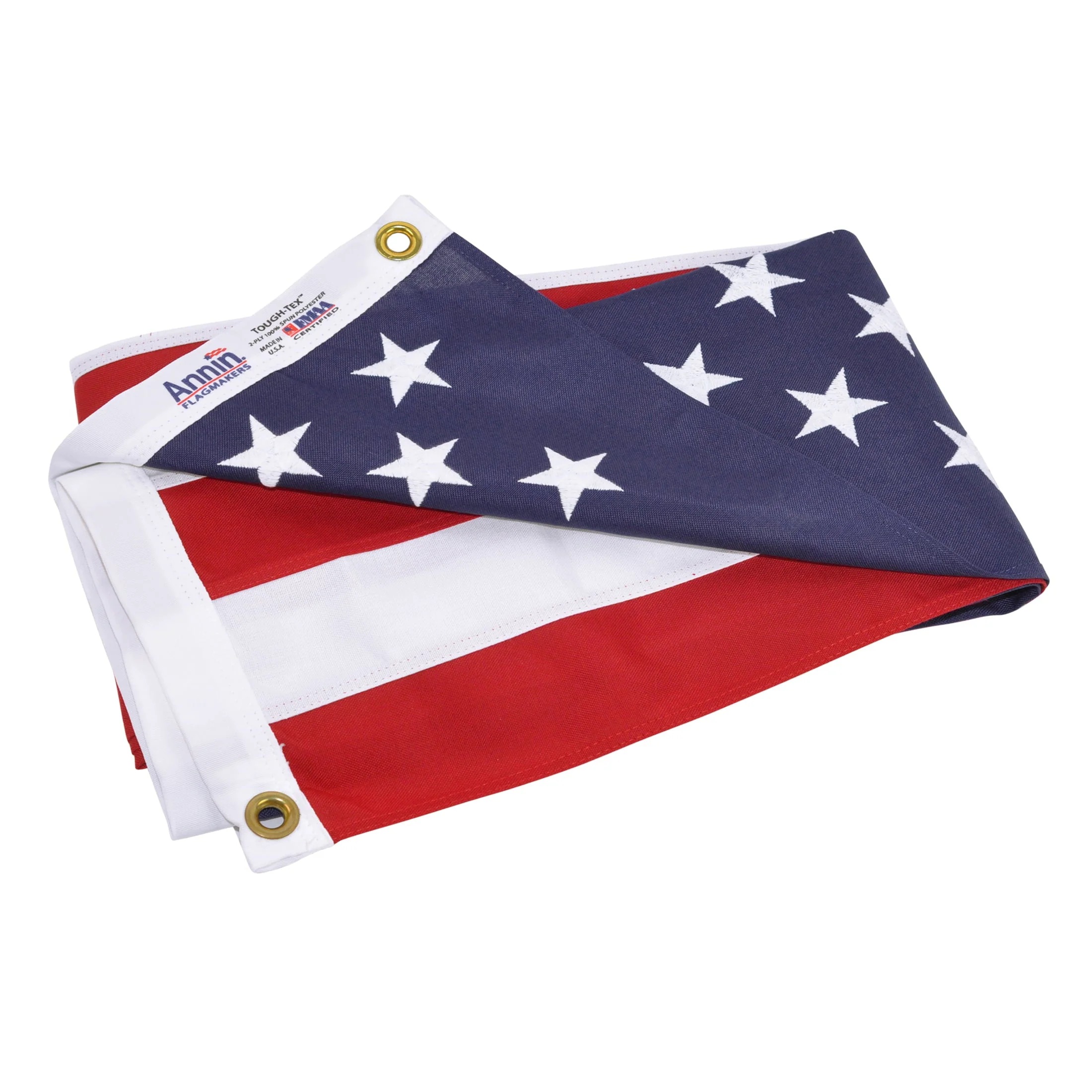 Tough-Tex American Flag with Sewn Stripes and Embroidered Stars by Annin, 3′ x 5′