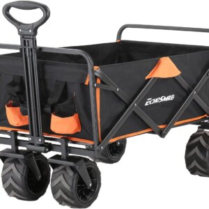 Heavy Duty 350 lb Capacity Foldable Wagon with Large Wheels