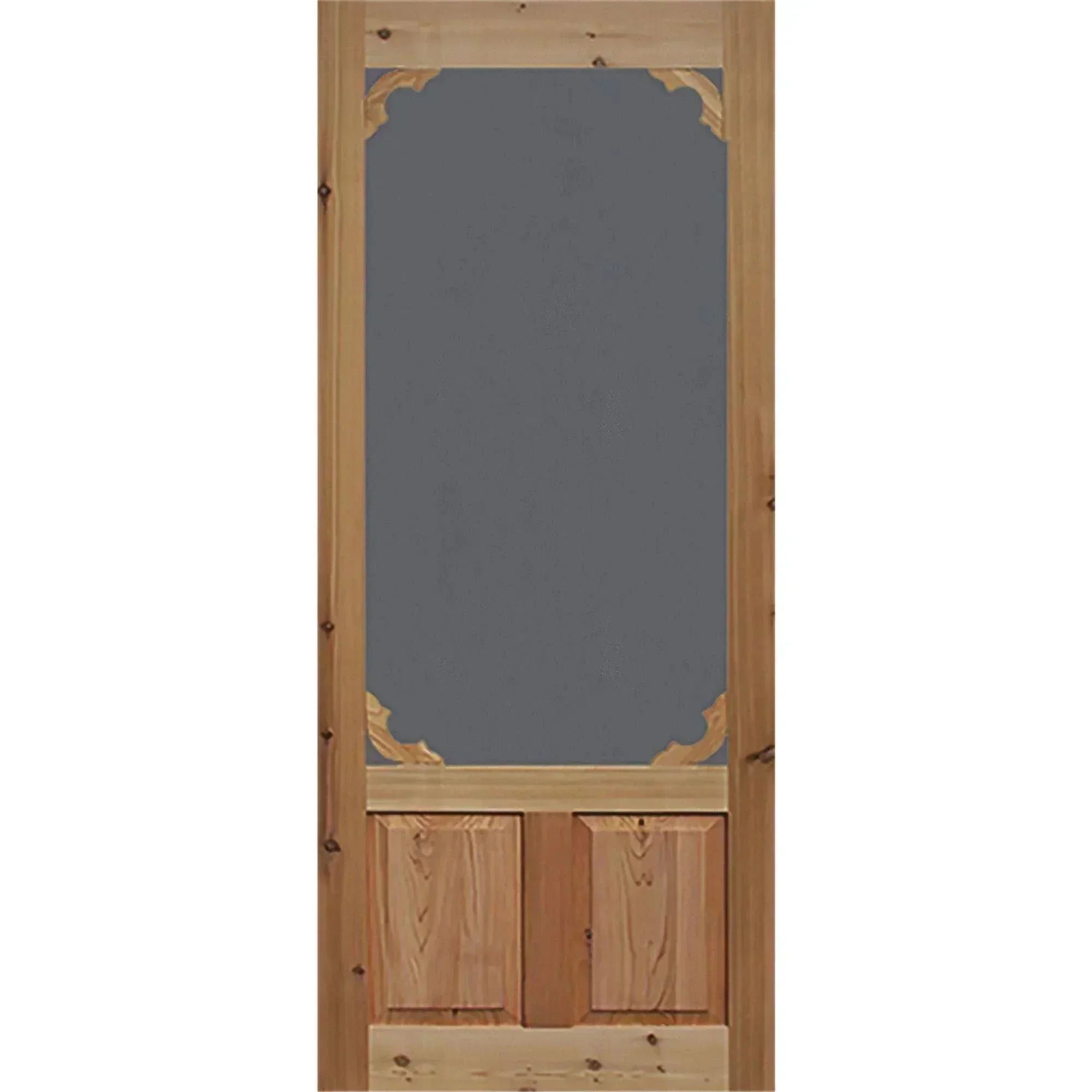 Bay 36 in. x 80 in. Woodland Cedar Screen Door